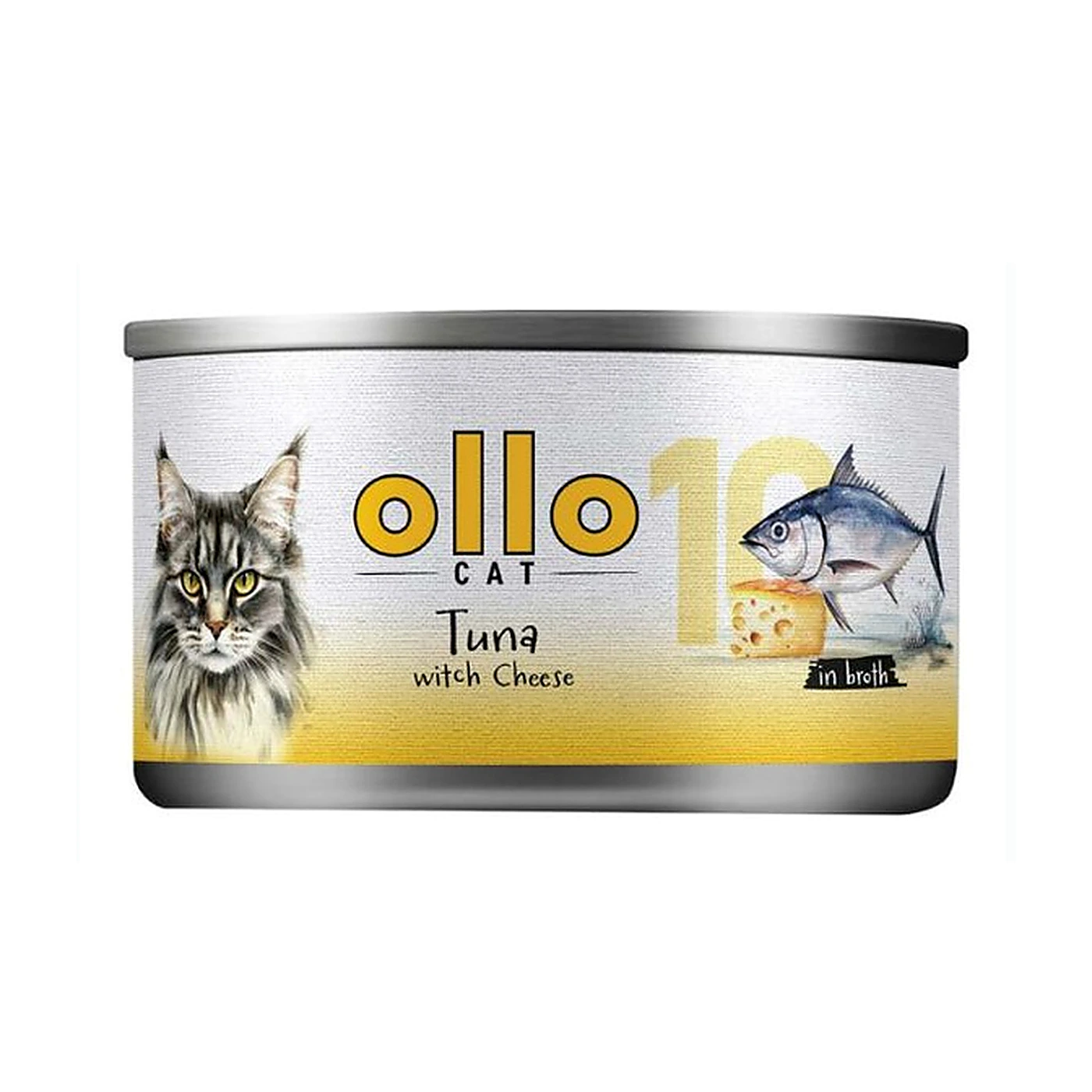 Ollo kot Tuńczyk Ser 70g
