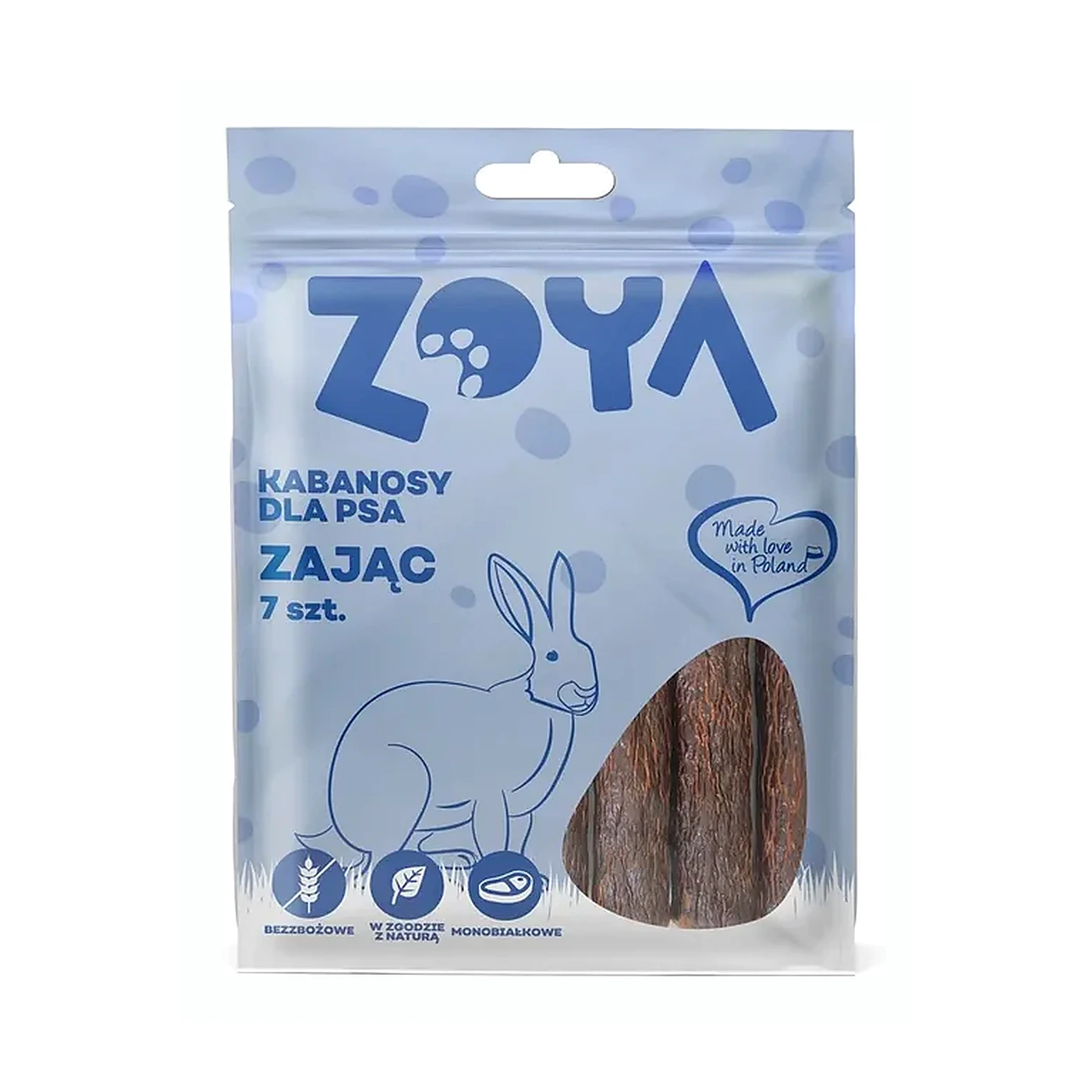 ZOYA KABANOSY Z ZAJĄCA 7SZT. 5907649160131