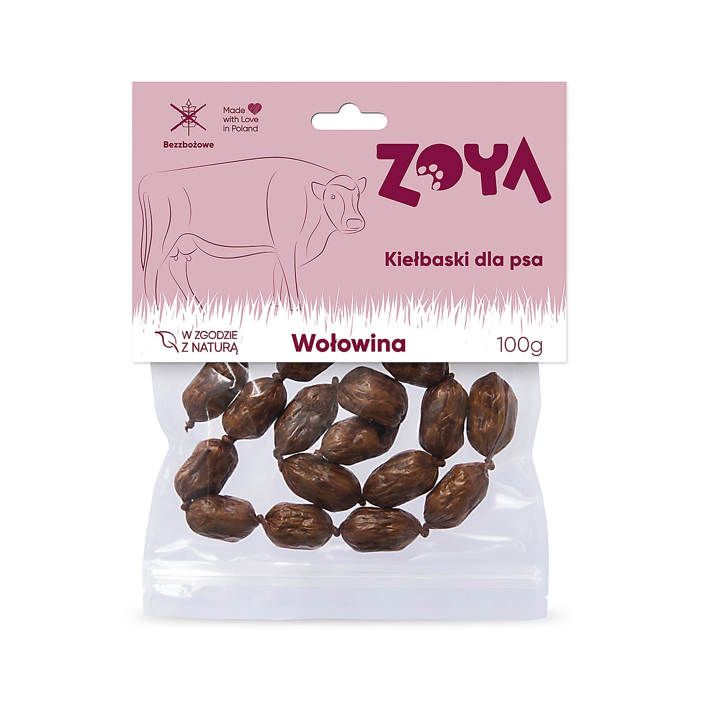 ZOYA KIEŁBASKI Z WOŁOWINY 100G 5907642796993