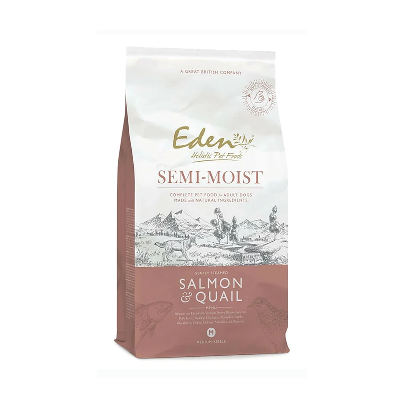 EDEN Półwilgotna Łosoś i Przepiórka 2 kg