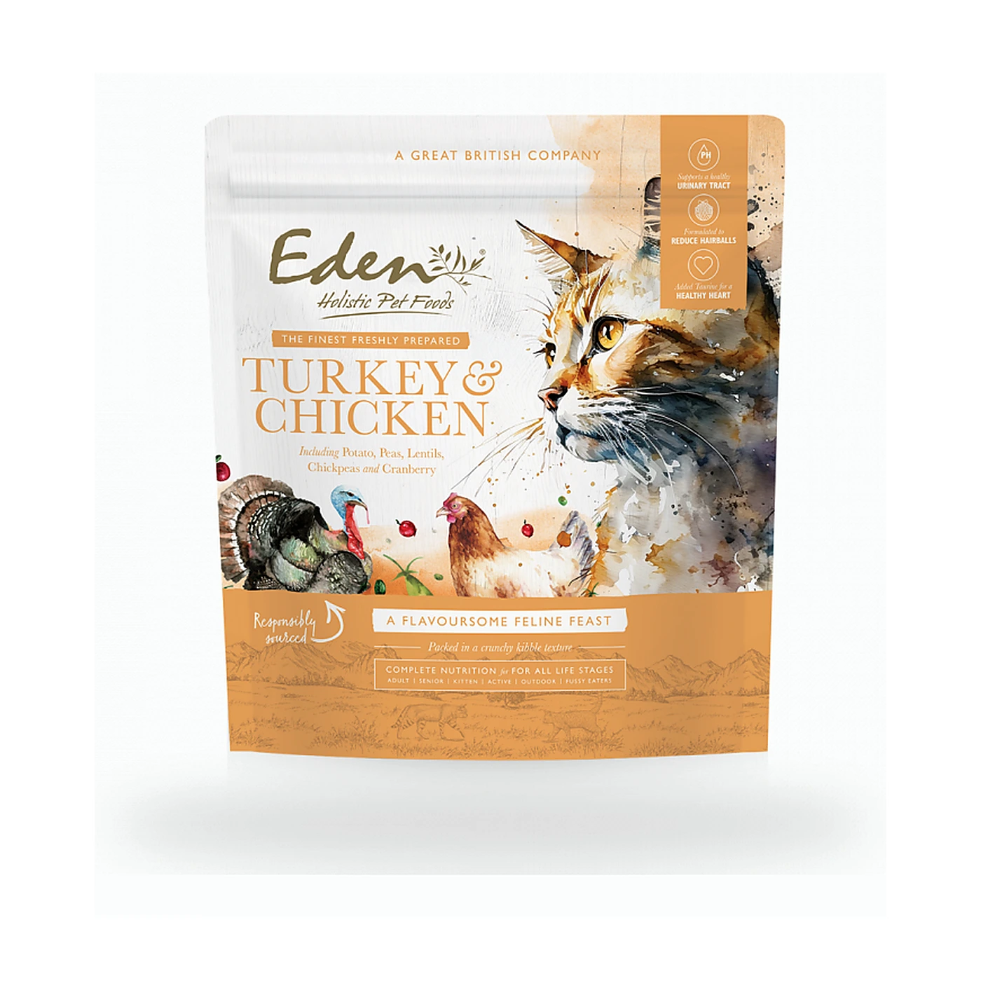 EDEN Indyk i Kurczak dla kota 1,5 kg