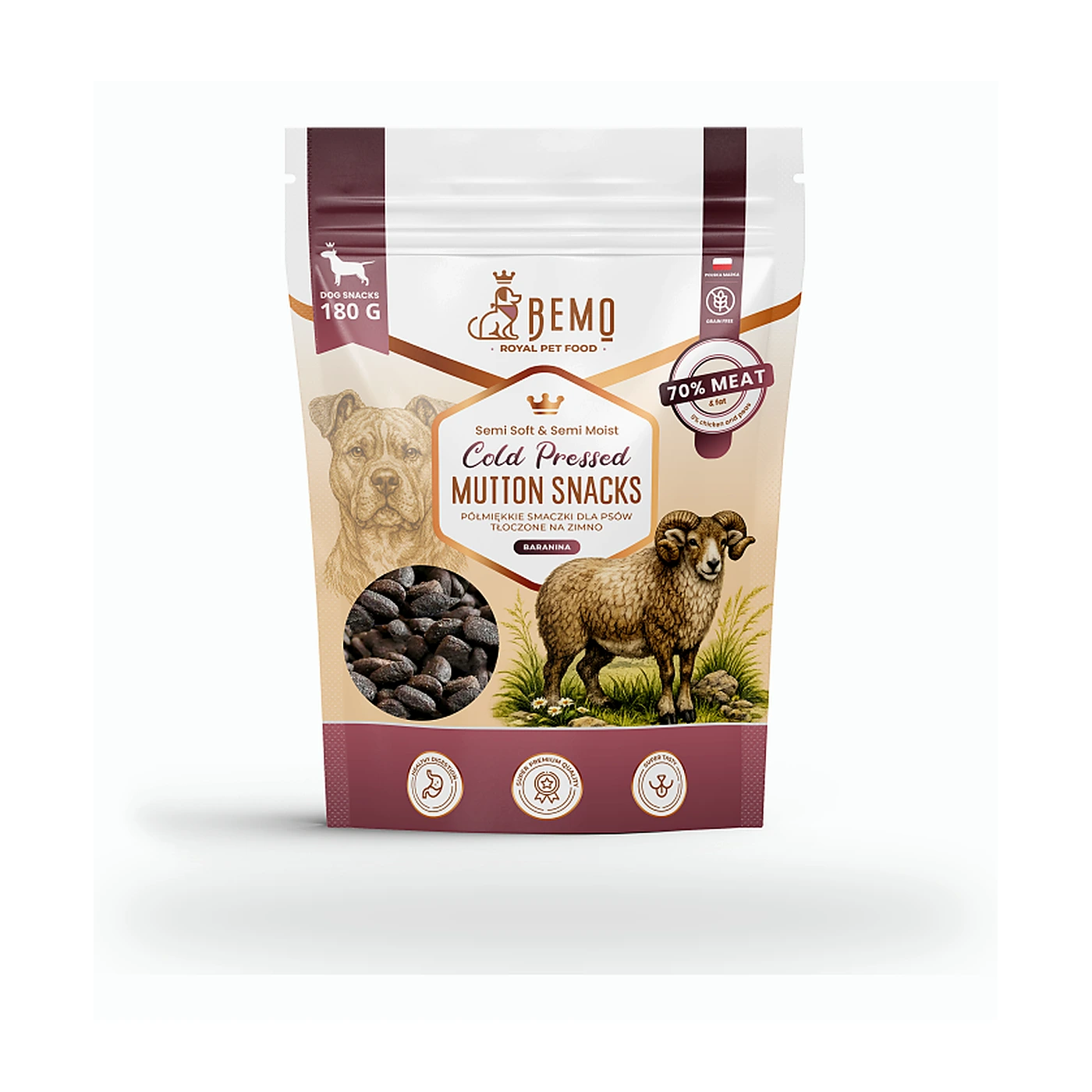Cold Pressed - Mutton snacks 180g