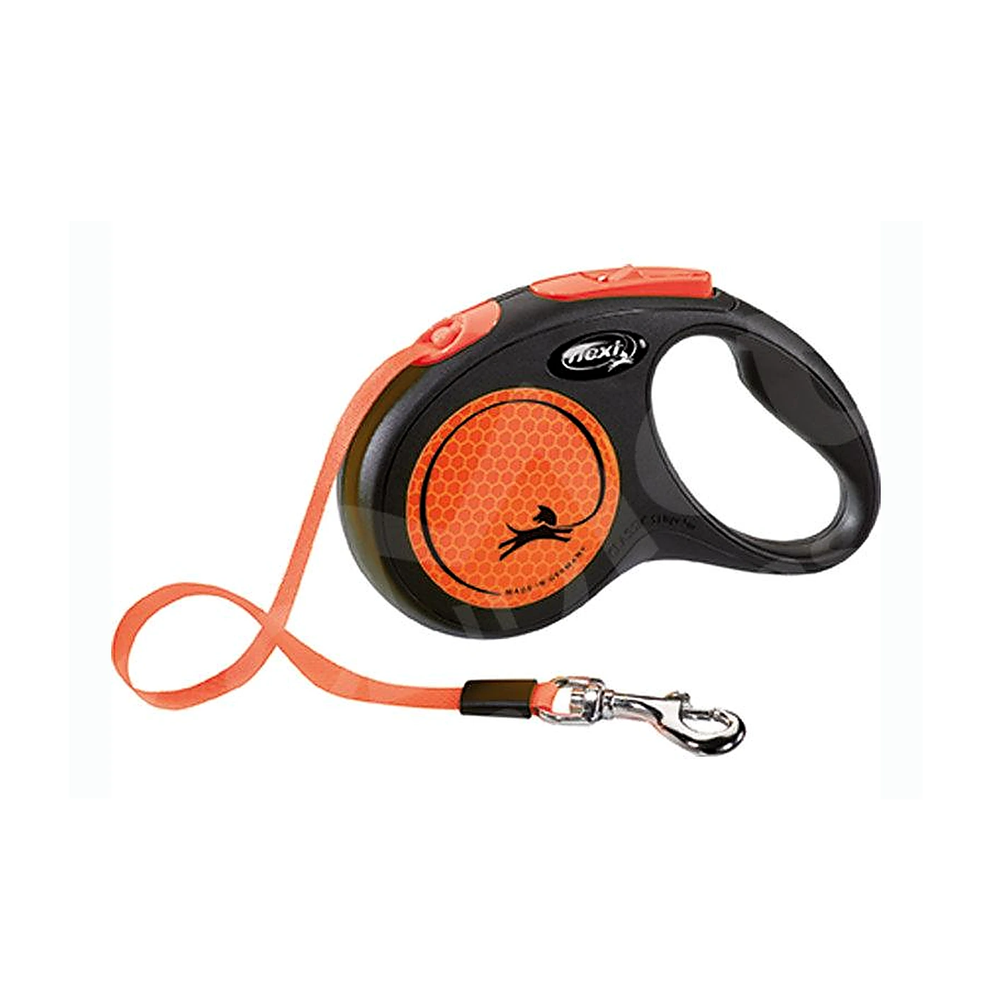 Smycz Flexi Classic S taśma 5m 15kg neon orange