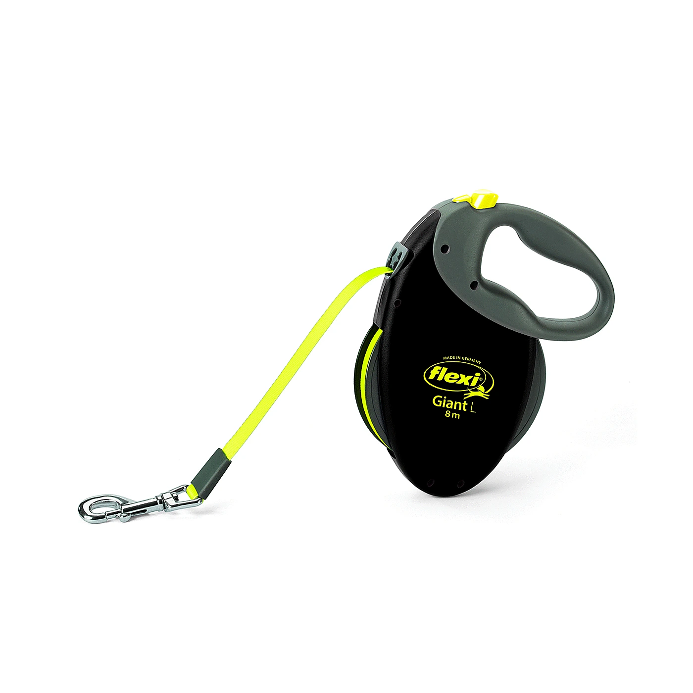 Smycz Flexi Giant taśma L 8m 50kg neon