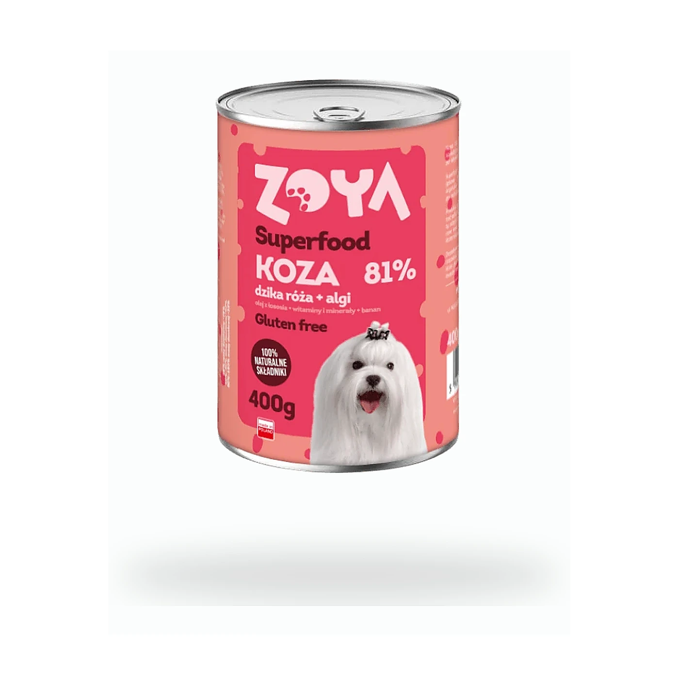 ZOYA PUSZKA SUPERFOOD KOZA Z BANANEM I DZIKĄ RÓŻĄ 400G 5904844580238