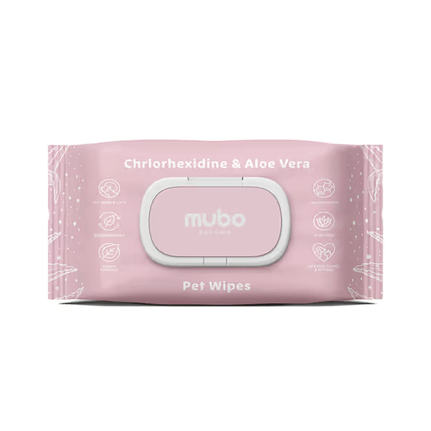 Chusteczki Mubo Chlorhexidine Pet Wipes 40szt.