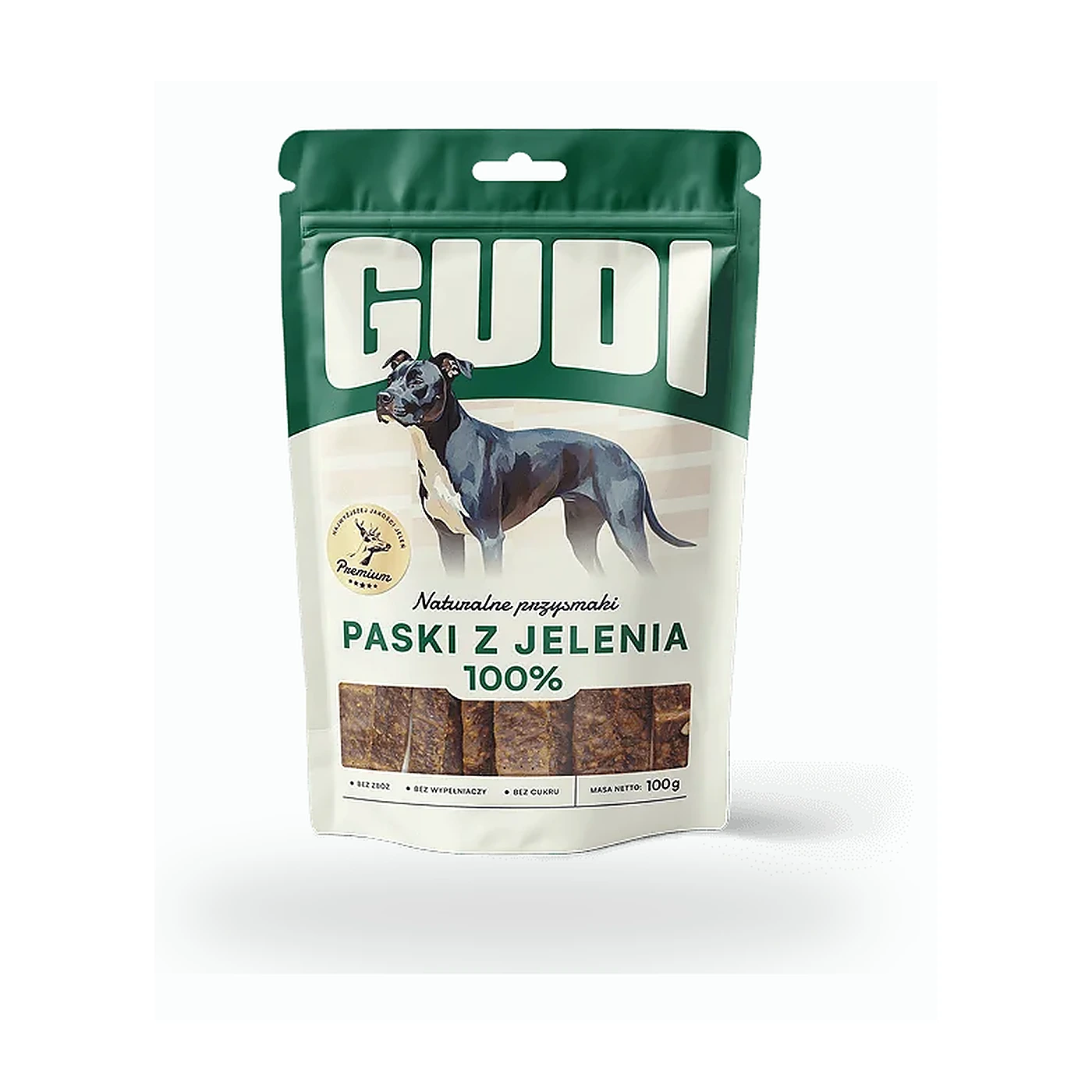 GUDI Paski Jeleń 100g