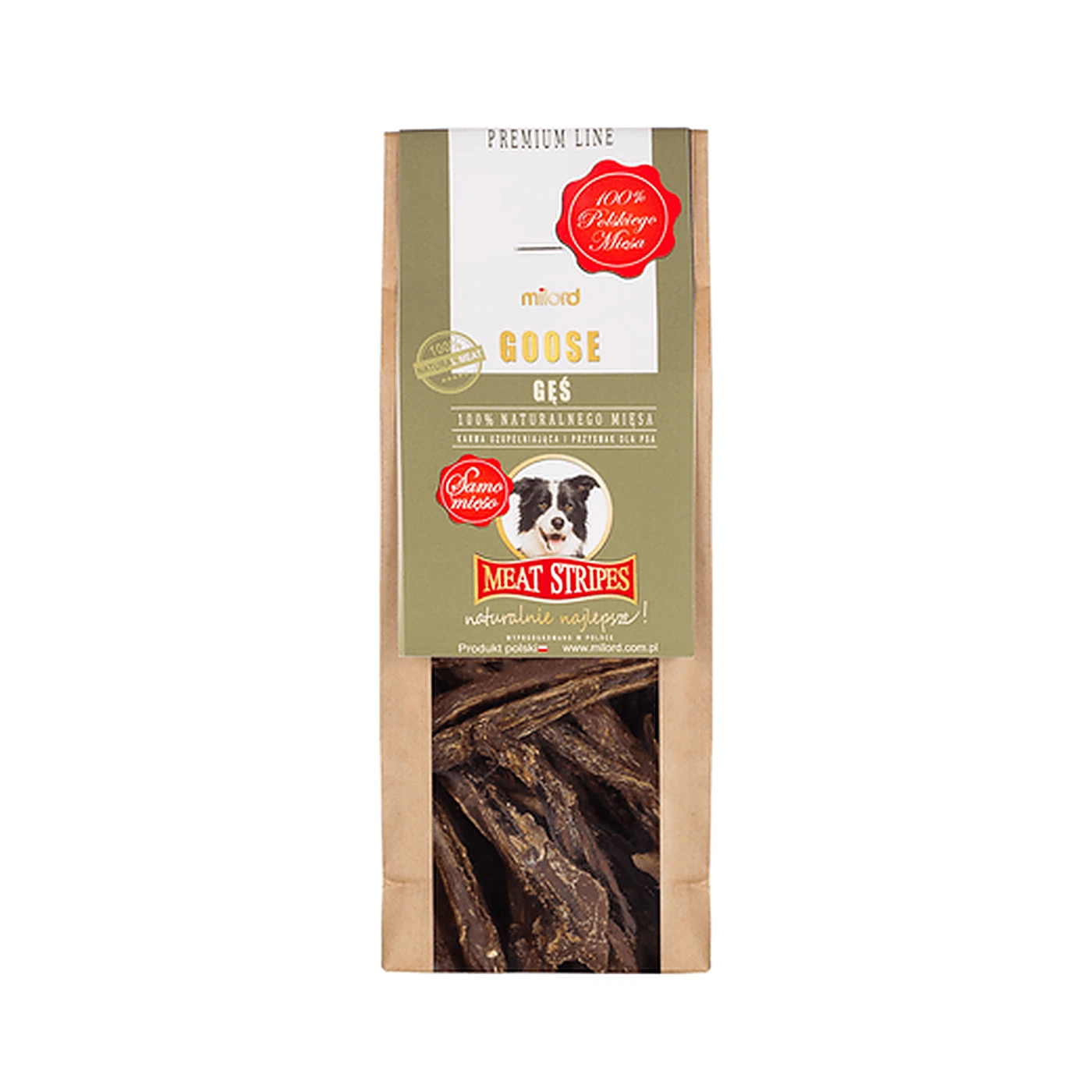 Milord gęś paski 80g