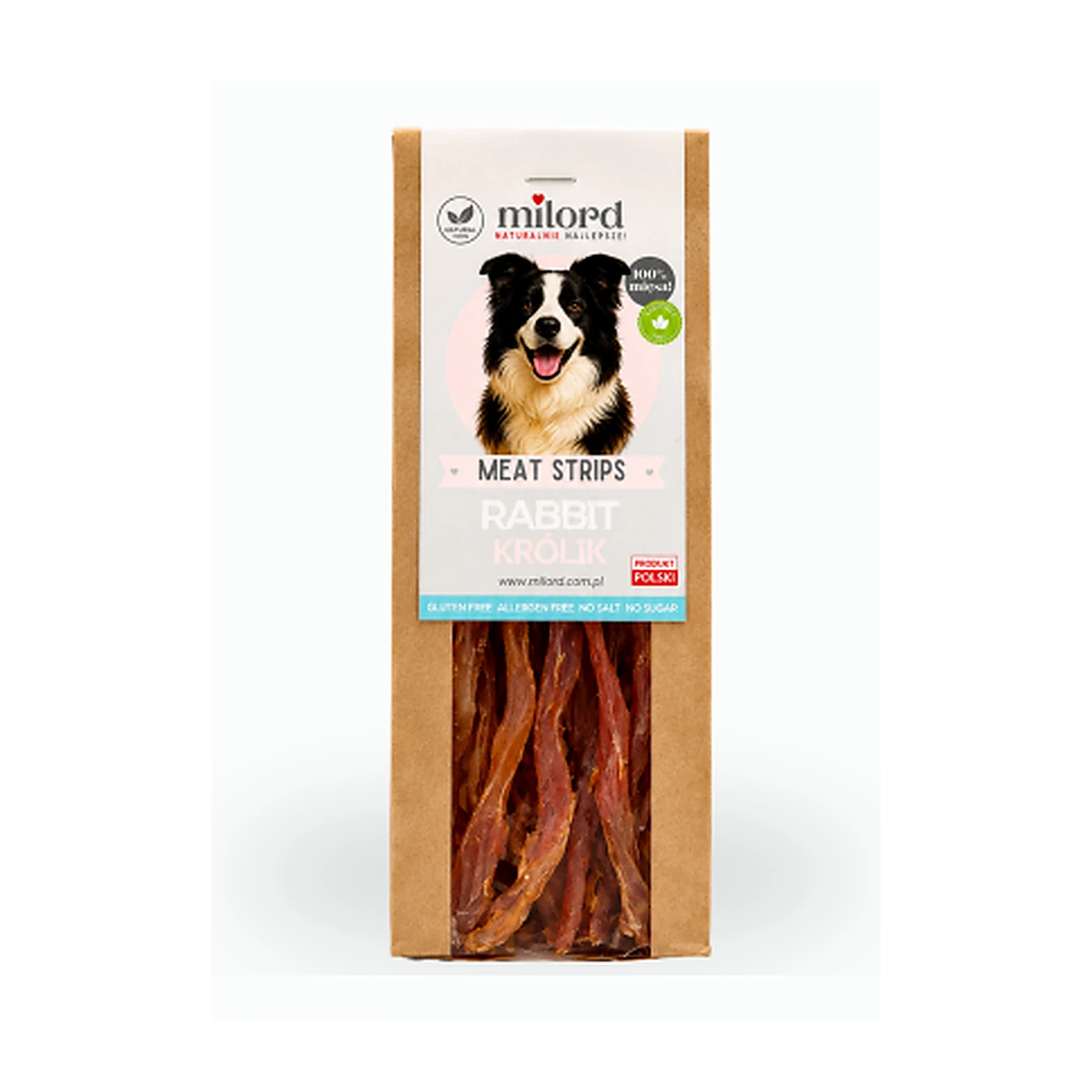 Milord królik paski 80g