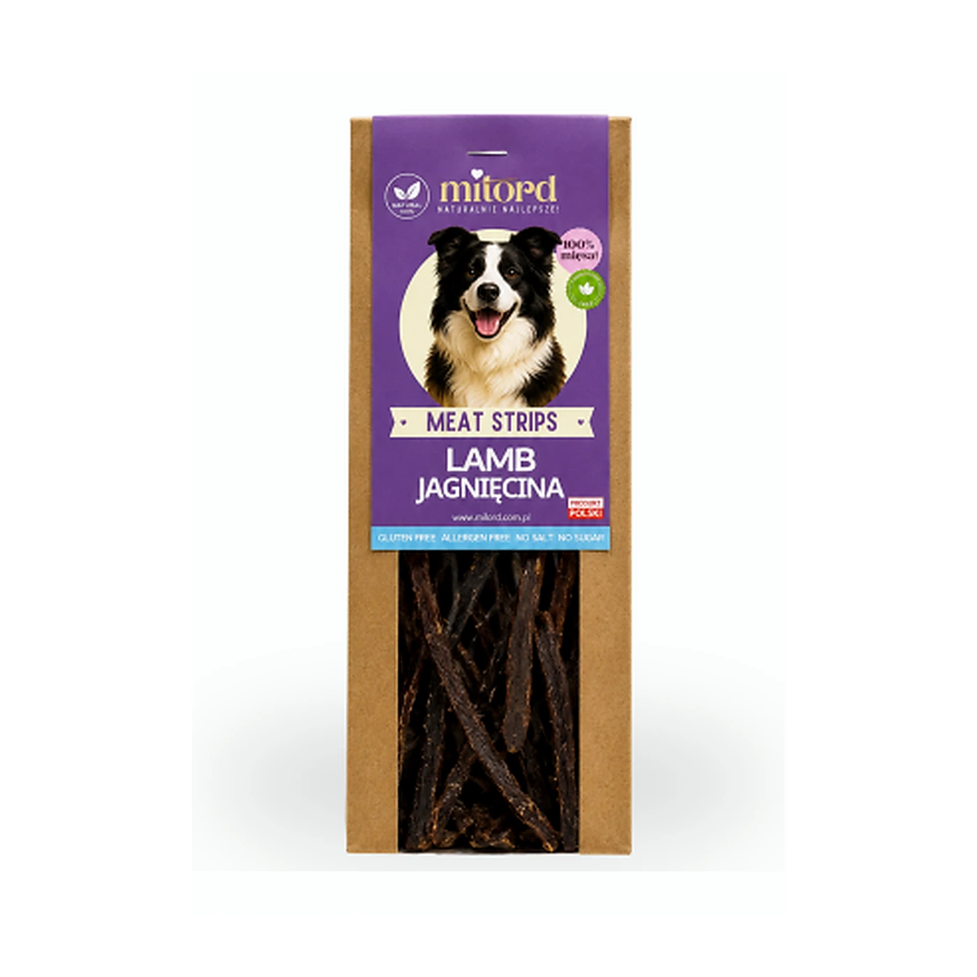 Milord jagnięcina paski 80g