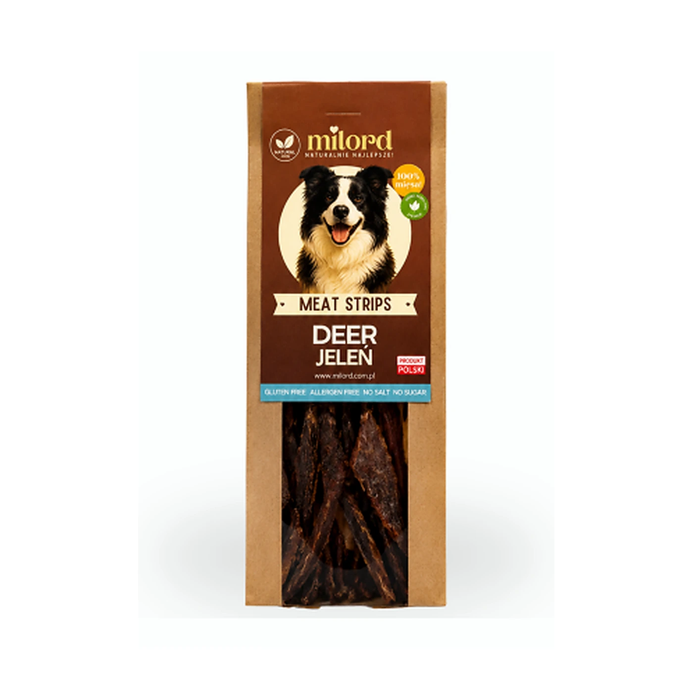 Milord jeleń paski 80g