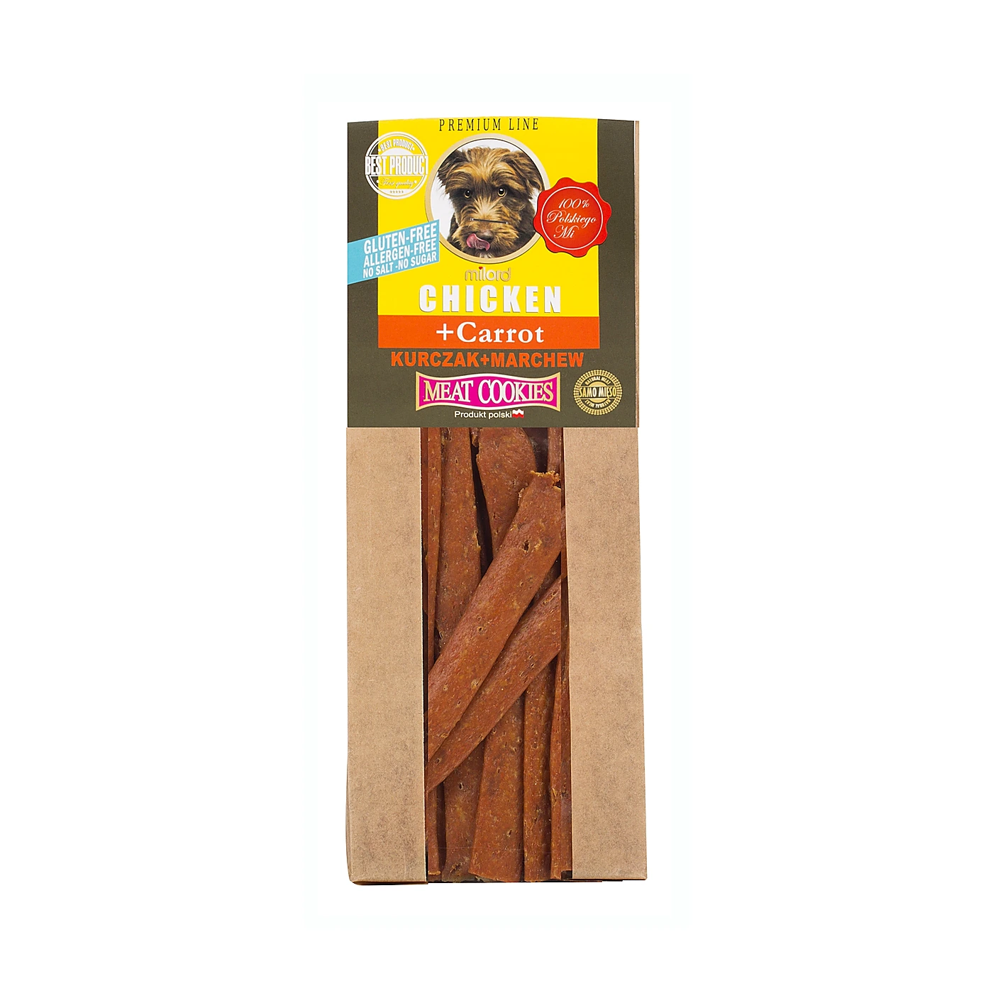 Milord ciastka kurczak marchew 80g