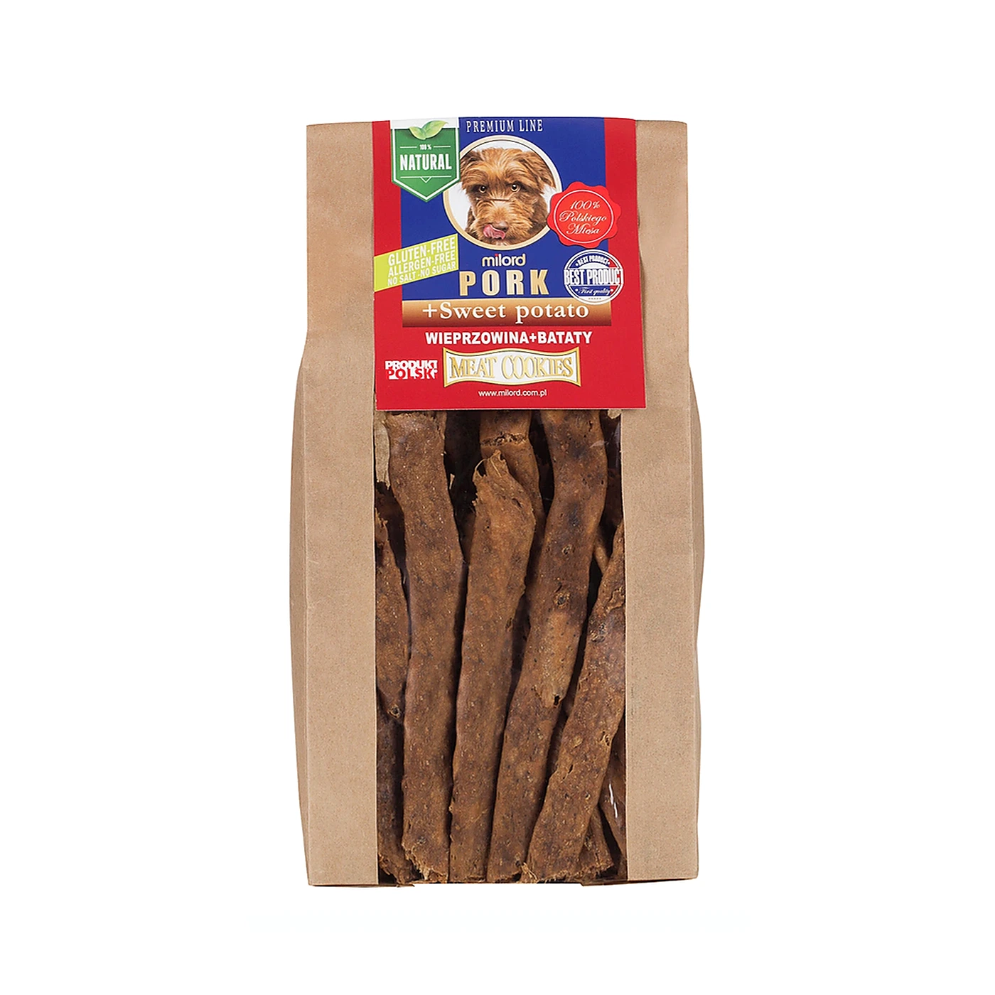 Milord ciastka wieprzowina batat 80g