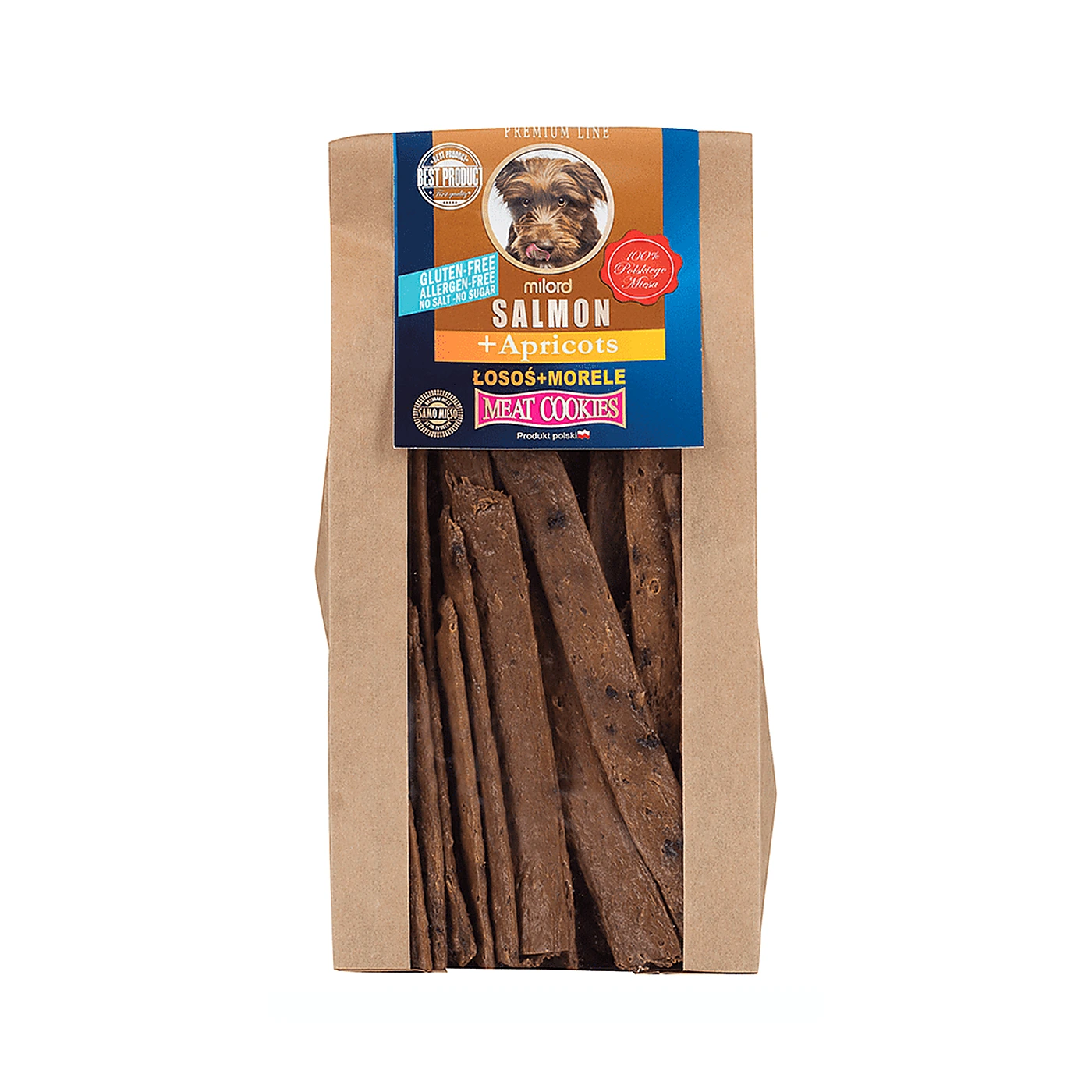 Milord ciastka łosoś morela 80g