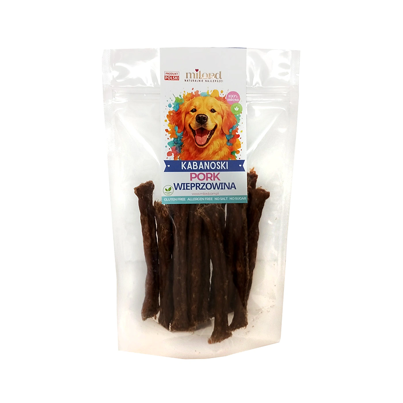 Milord kabanosy wieprzowina 150g