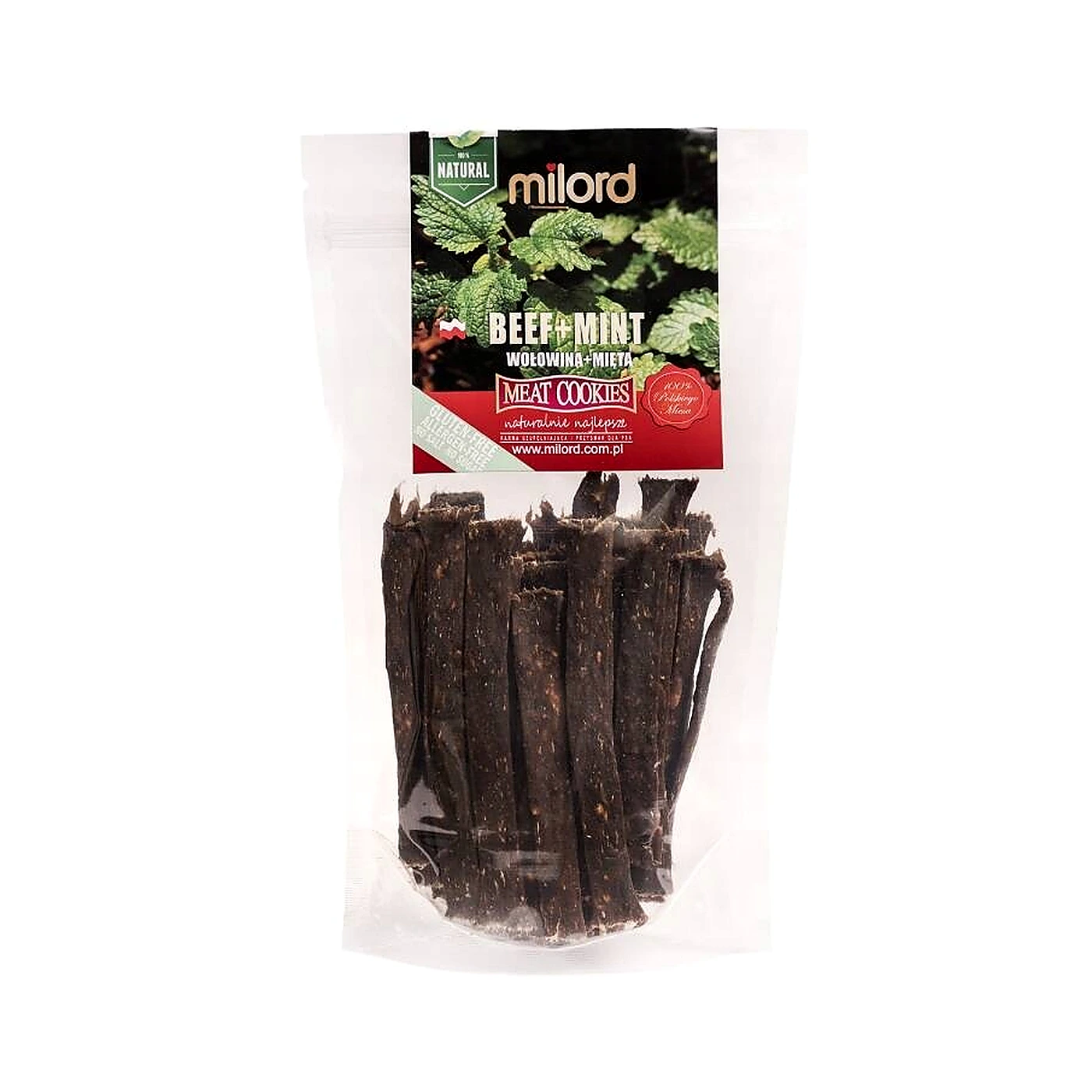 Milord paski mięta wołowina 70g