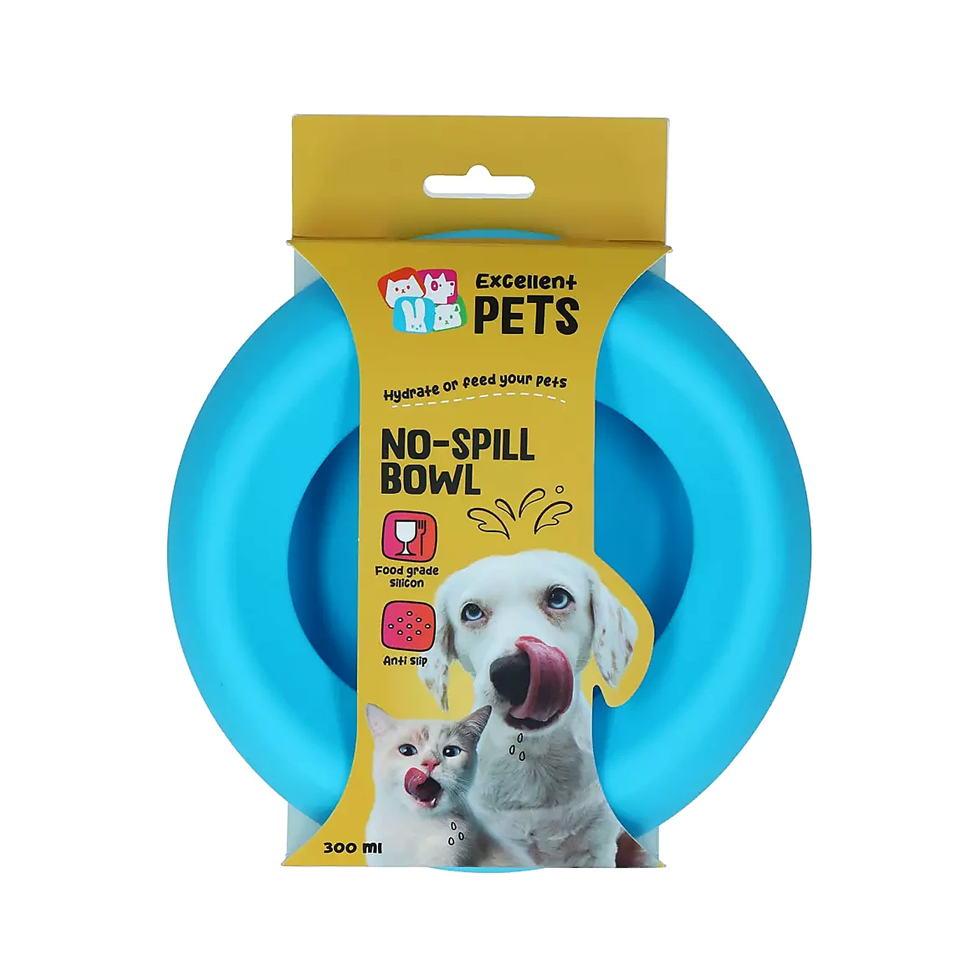 Excellent Pets No spill bowl Blue S