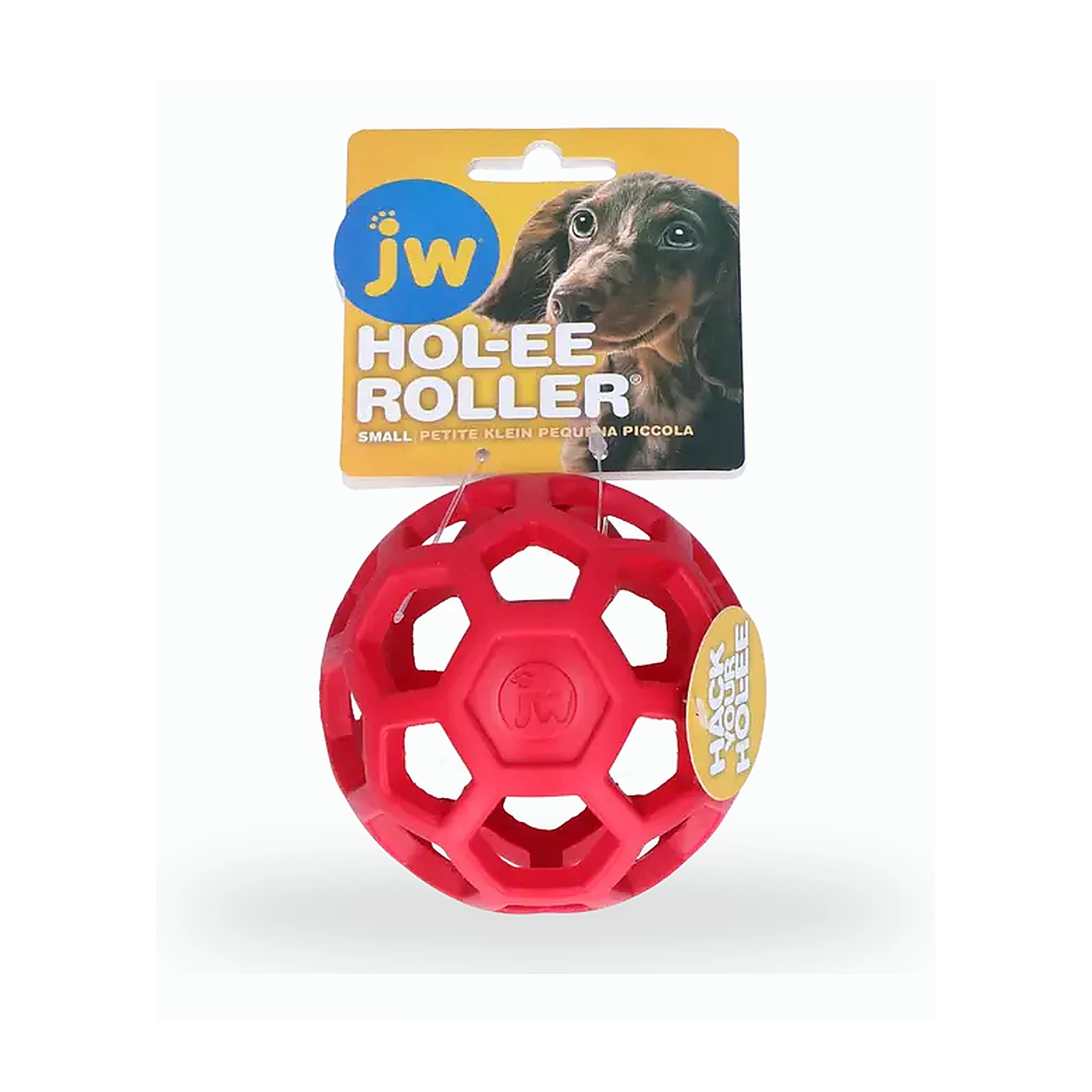JW HOL-EE ROLLER S 9 cm Red