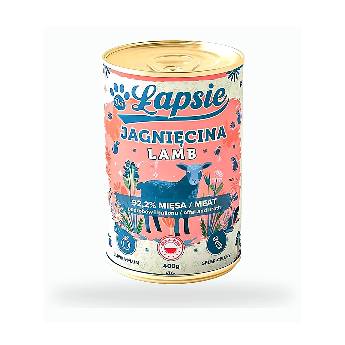 ŁAPSIE MONOBIAŁKOWA  KARMA ADULT Z JAGNIĘCINĄ 400G