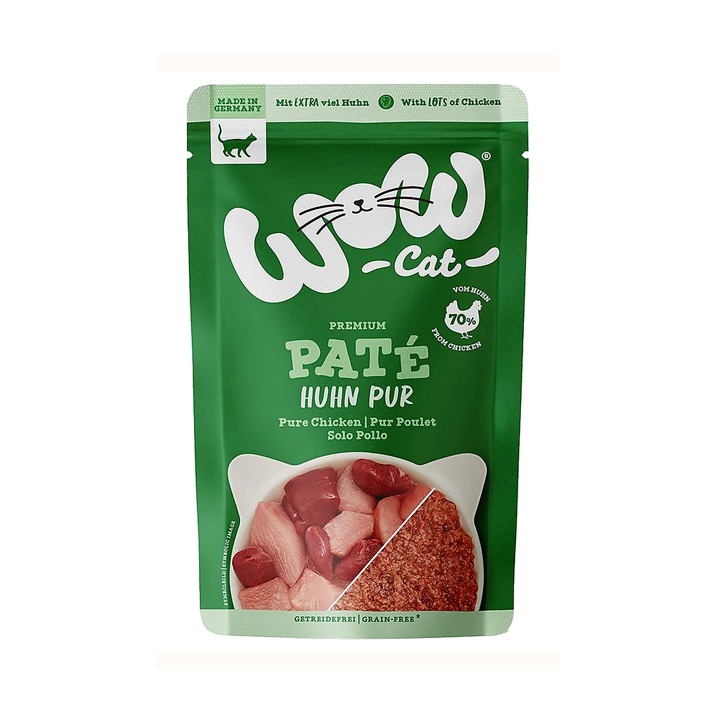 WOW CAT Huhn Pur - kurczak (125g)