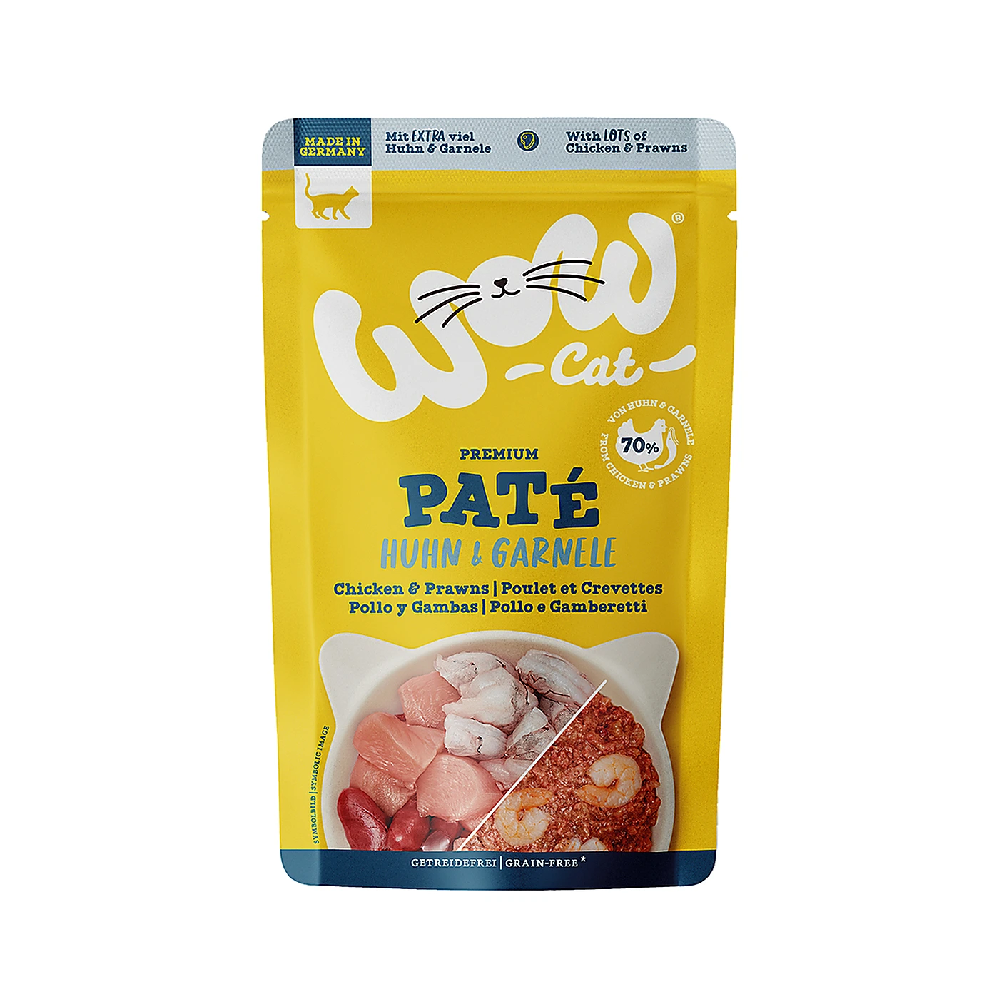 WOW CAT Huhn Garnelen - kurczak z krewetkami (125g)