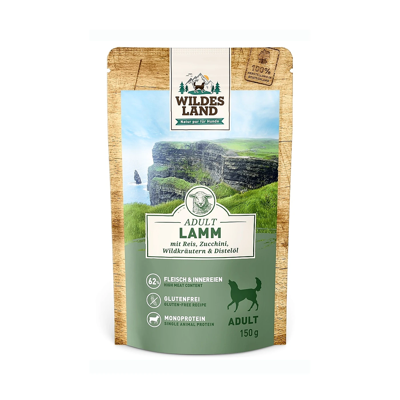 WILDES LAND DOG Classic Lamm - jagnięcina (150g)