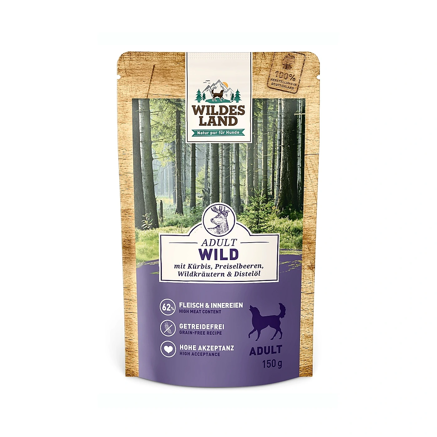 Wildes Land Dog Classic Wild - dziczyzna (150g)