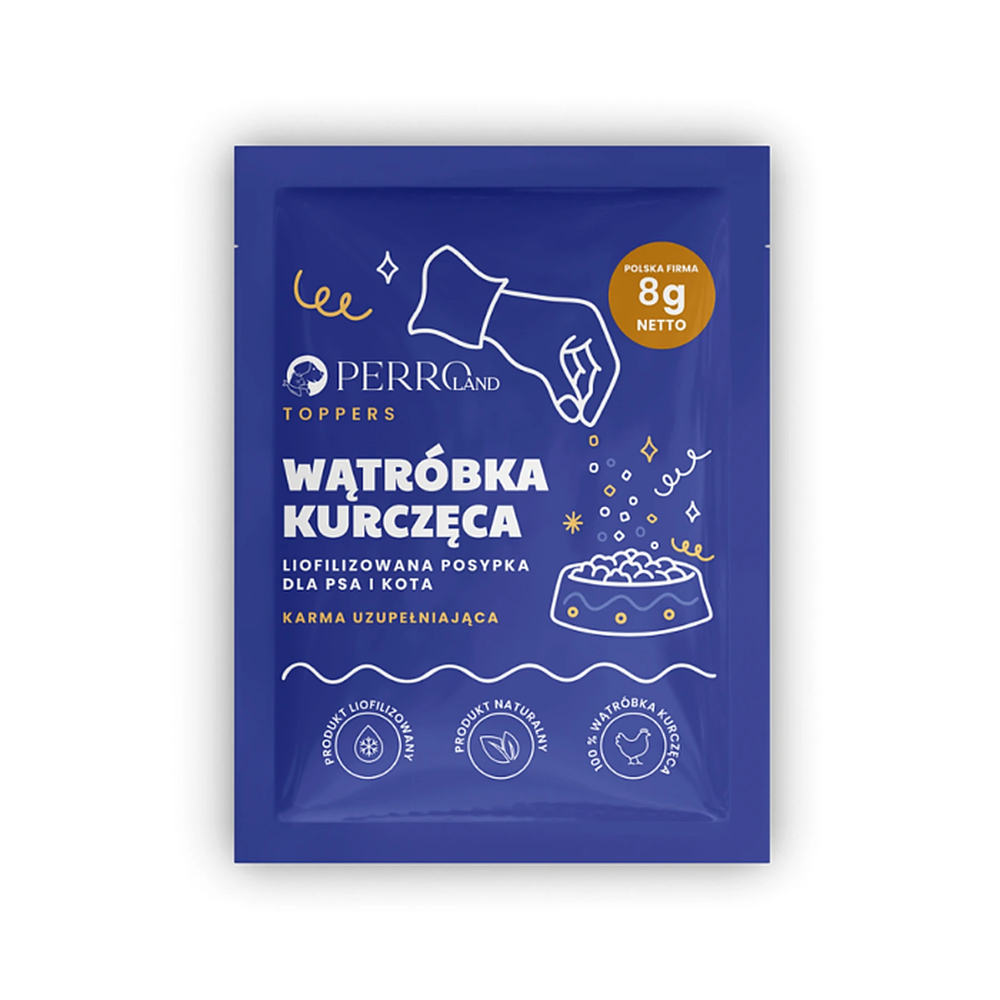 TOPPERS Wątróbka kurczęca liofilizowana 8g