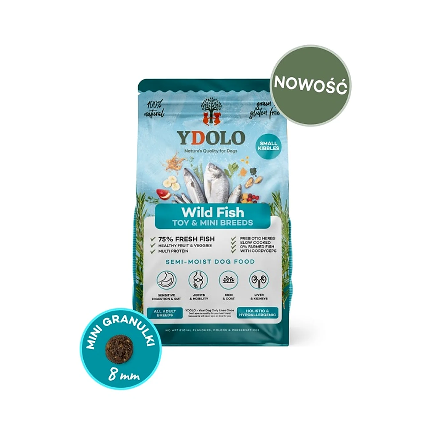 YDOLO MINI Wild Fish ryby dla psów malych ras (700g)
