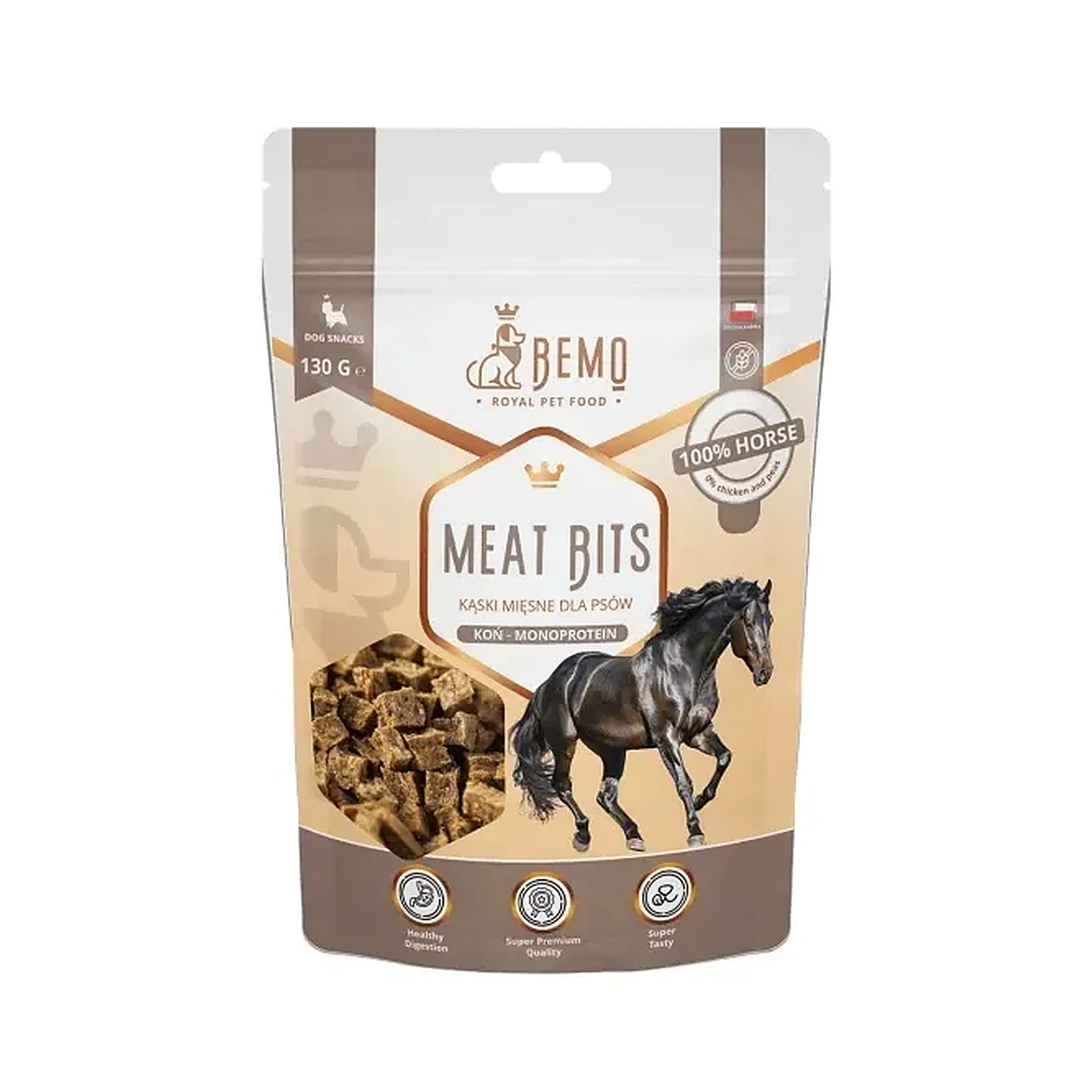 Bemo Meat Bits Horse - kąski koń 130g