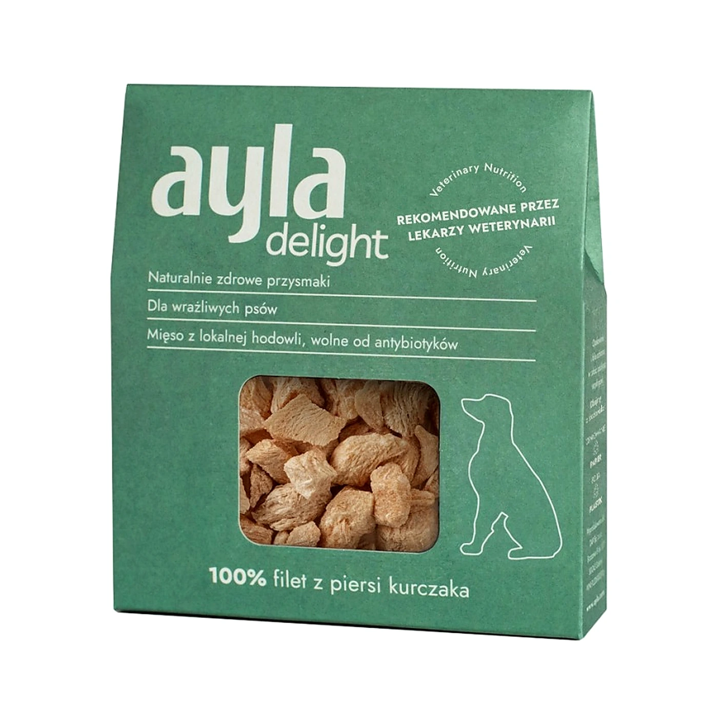 AYLA filet z piersi kurczaka liofilizowany - przysmaki dla psa (28g)