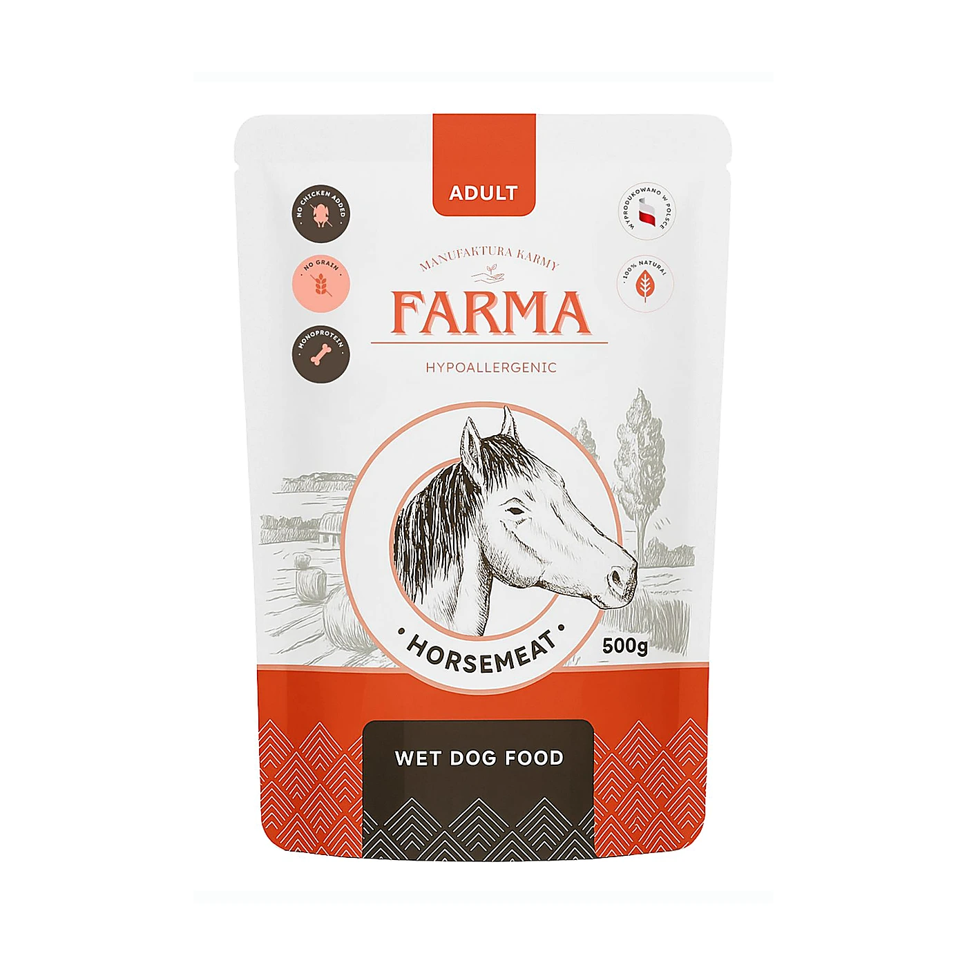 Farma Konina Karma Mokra Adult Sasz 500g