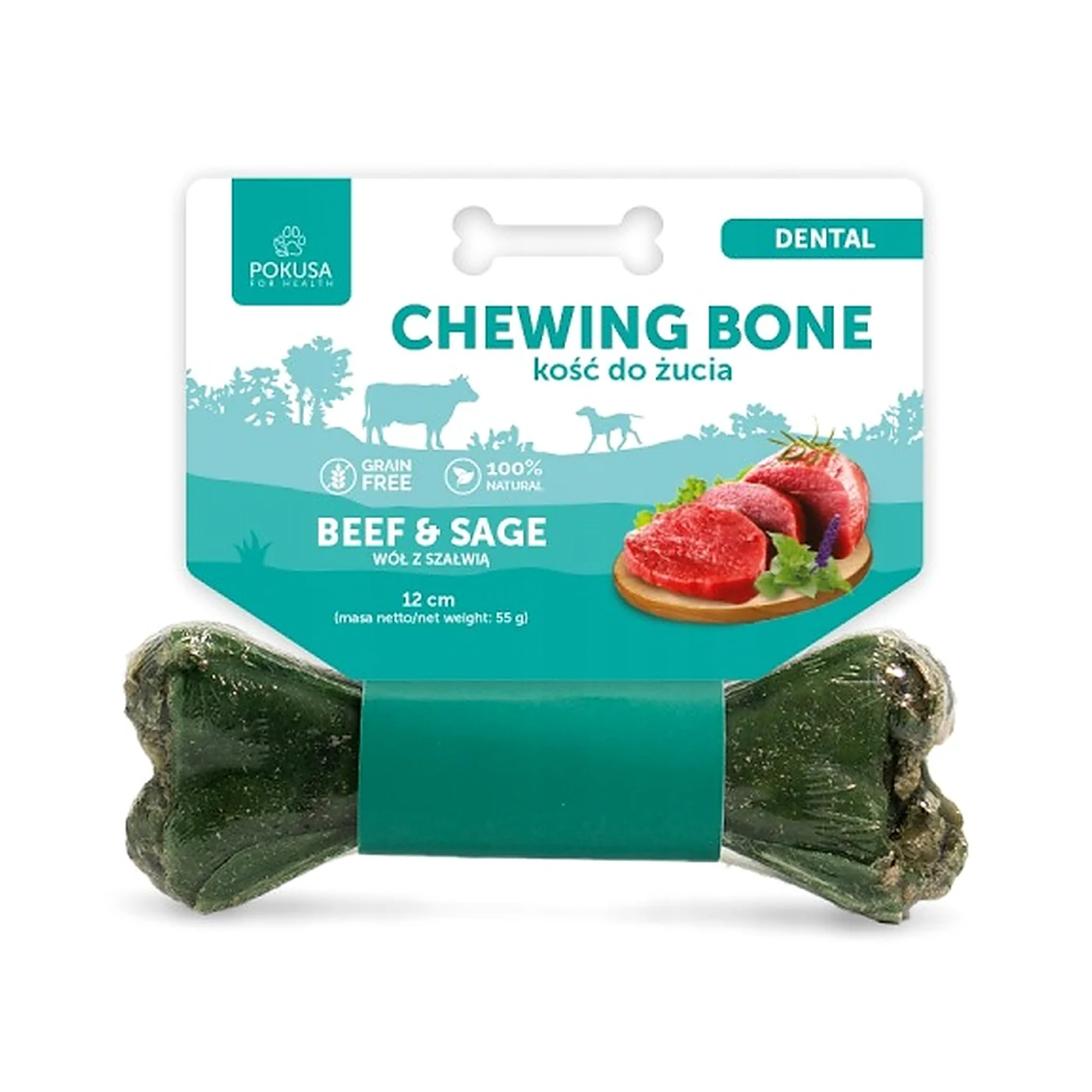 PREMIUM SELECTION CHEWING BONE DENTAL 12 cm -kość do żucia