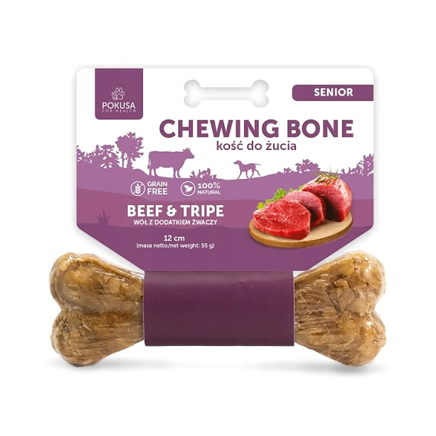 PREMIUM SELECTION chewing bone SENIOR -  kosc do zucia 12 cm