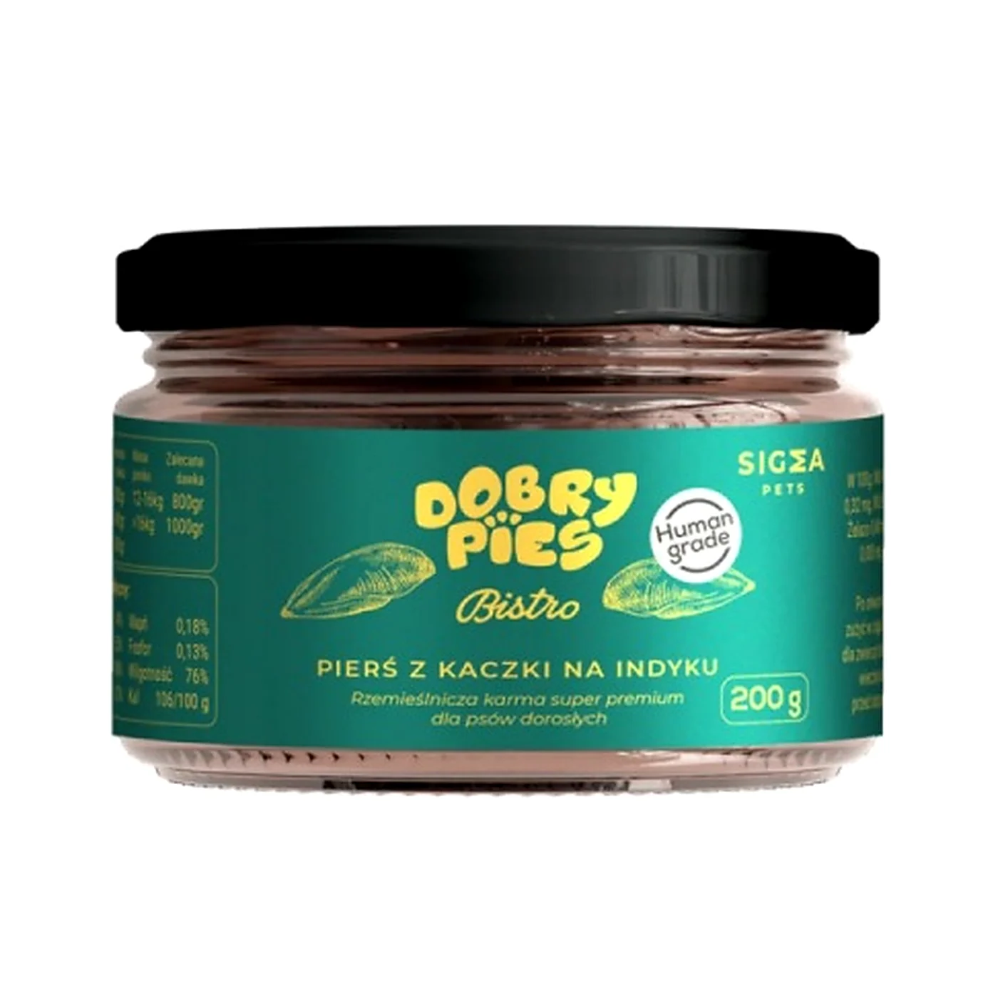 Dobry Pies pierś z kaczki na indyku - premium 200g