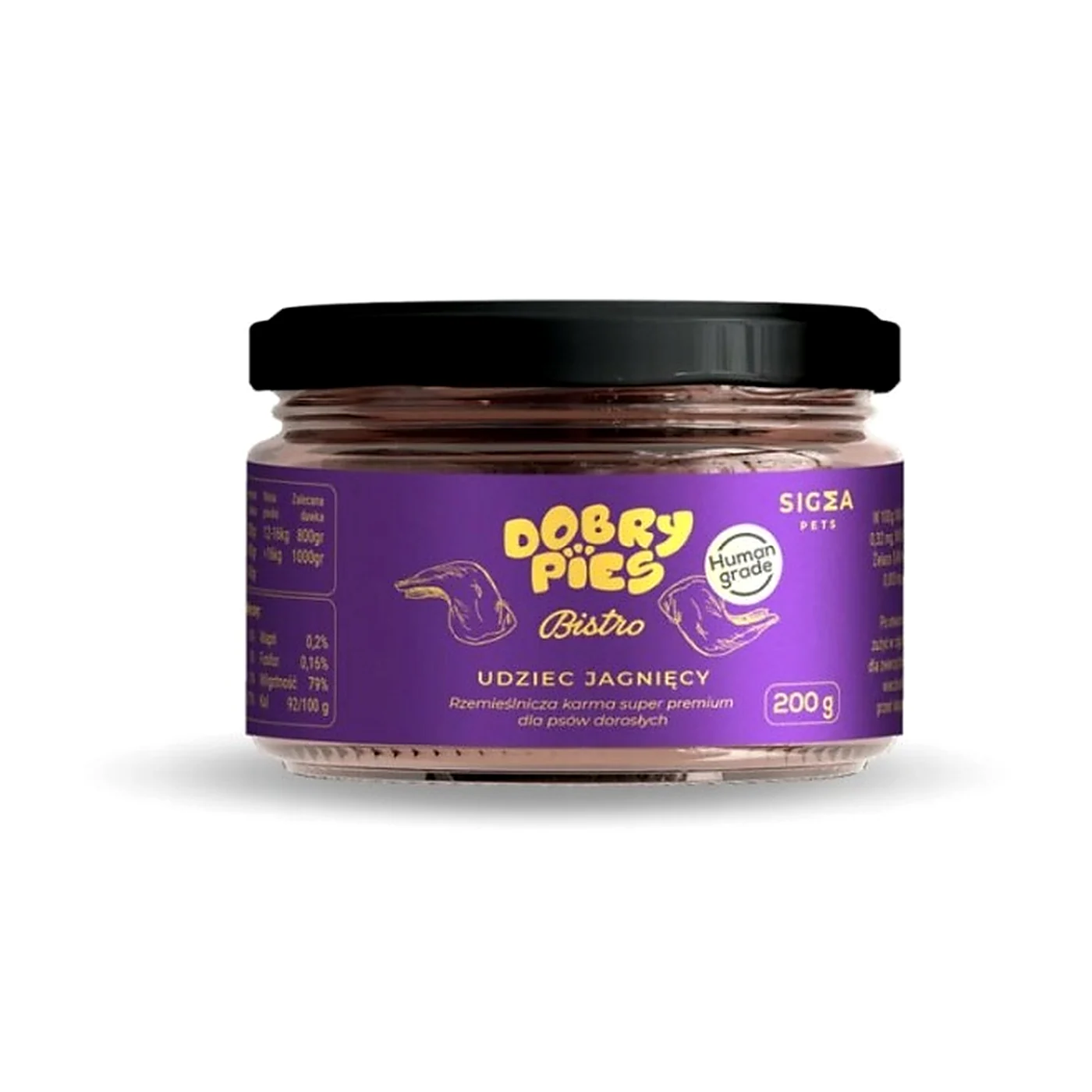 Dobry Pies udziec z jagnięciny - premium 200g