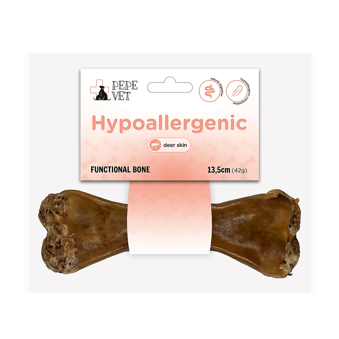Kość funkcjonalna PEPE VET Hypoallergenic 13,5cm