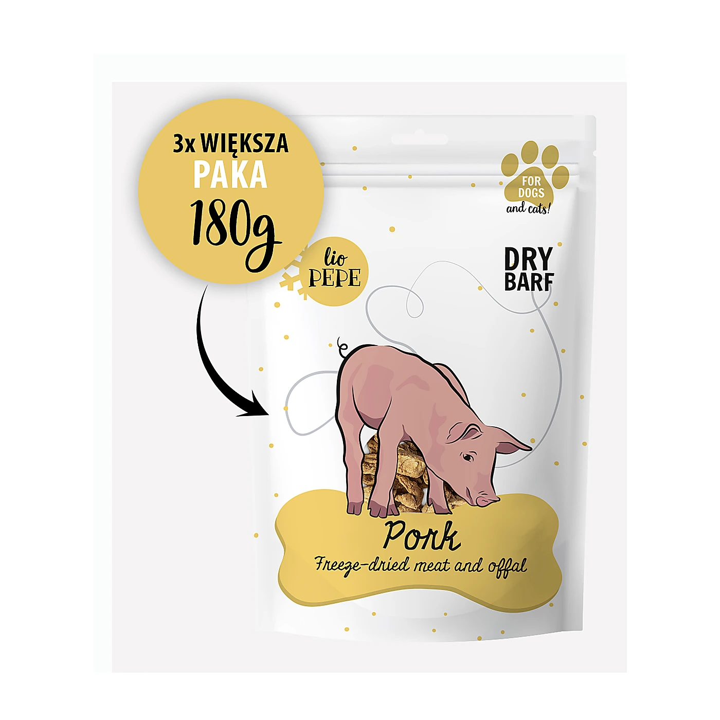 Przysmak Lio PEPE Pork XL (polędwiczka wiep.) 180g