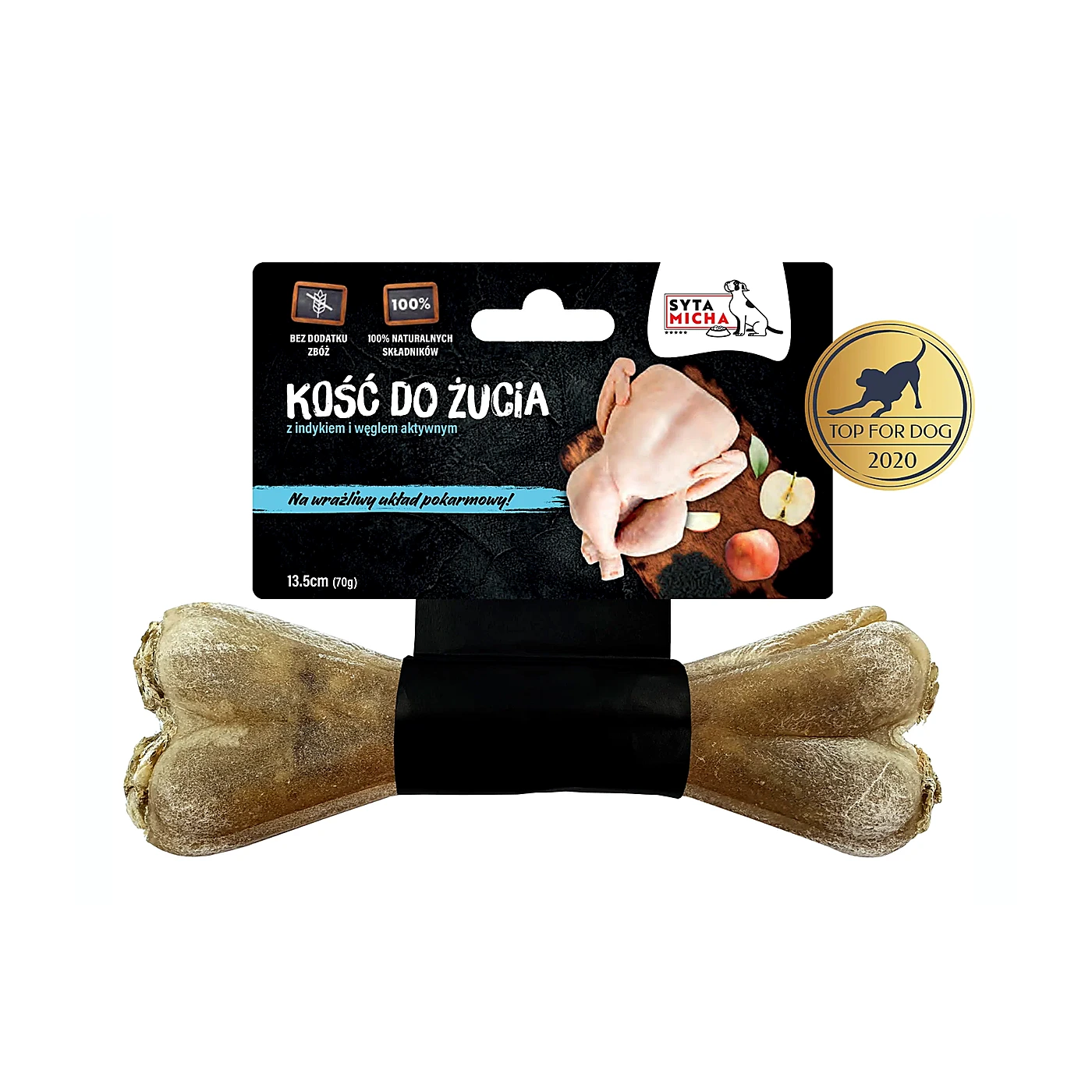 Kość do żucia dla psa na delikatny brzuch 13,5 cm