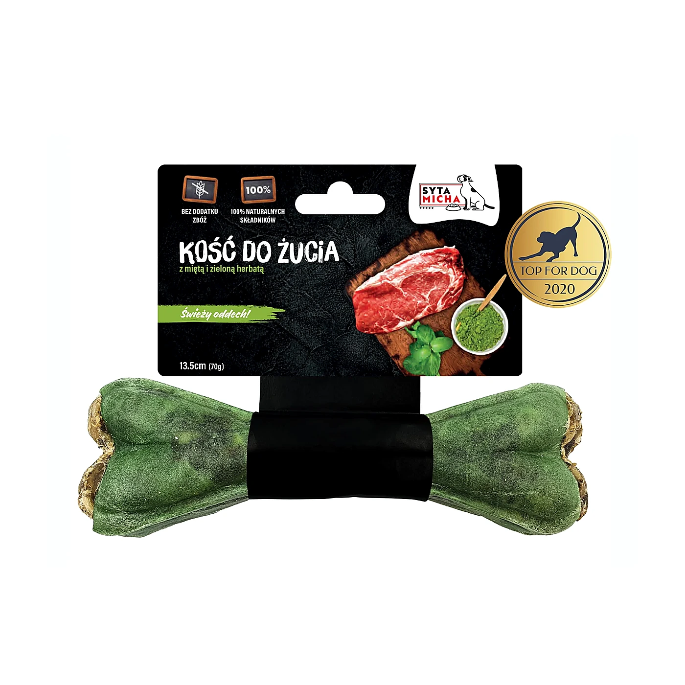 Kość do żucia dla psa na świeży oddech 13,5 cm