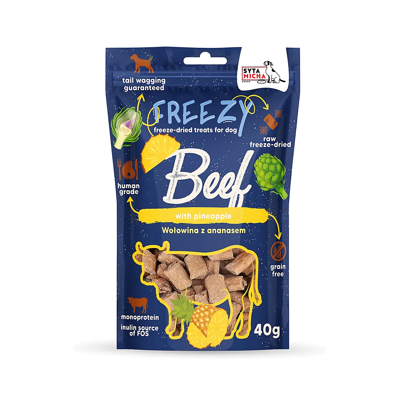 FREEZY Wołowina z ananasem i karczochem 40g