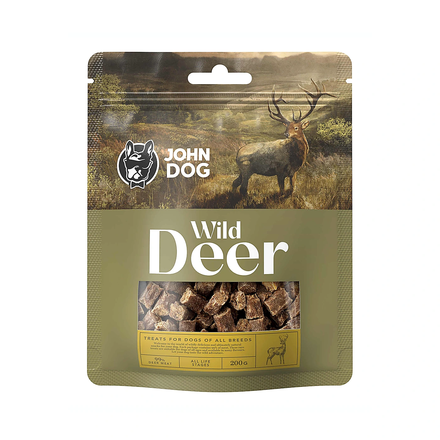 Przysmak treningowy dla psa John Dog Wild jeleń 200 g