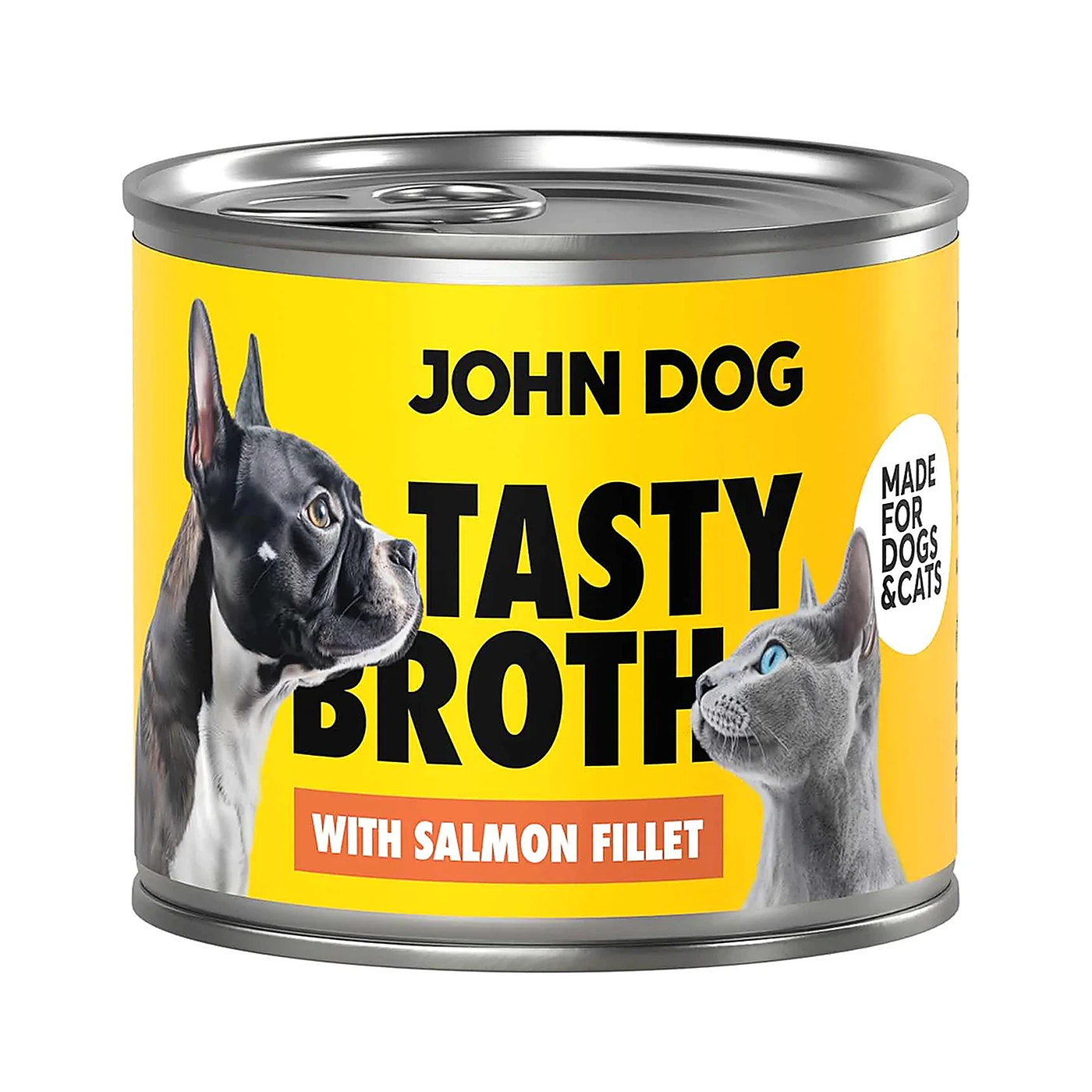 Zupa dla kota i psa z łososiem John Dog Tasty Broth 140g