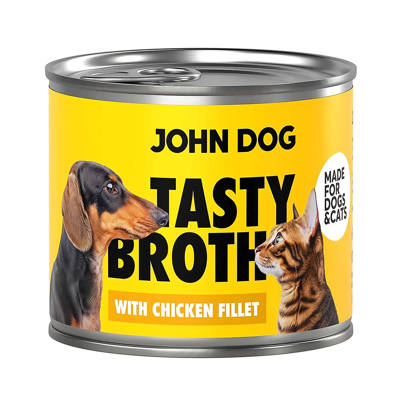 Zupa dla kota i psa z kurczakiem John Dog Tasty Broth 140g