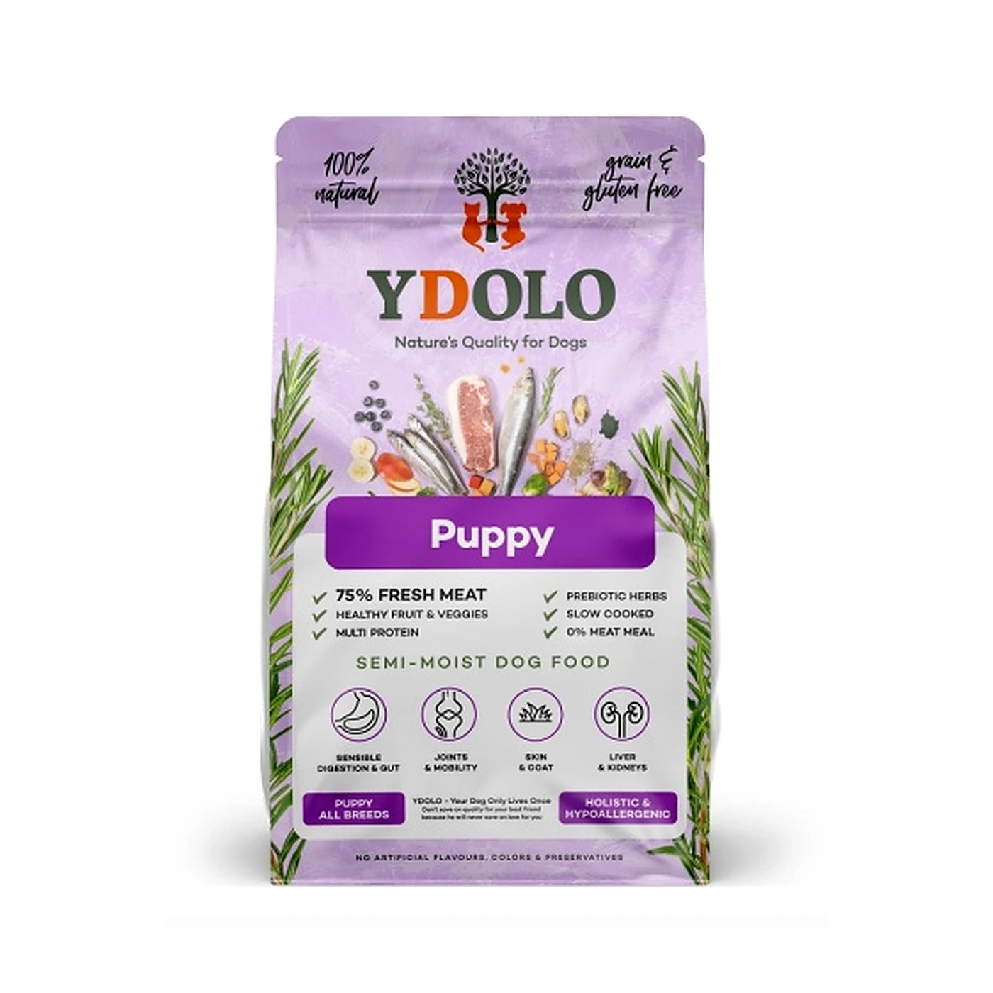 YDOLO Healthy Pure Puppy - półwilgotna karma dla szczeniąt  (10kg)
