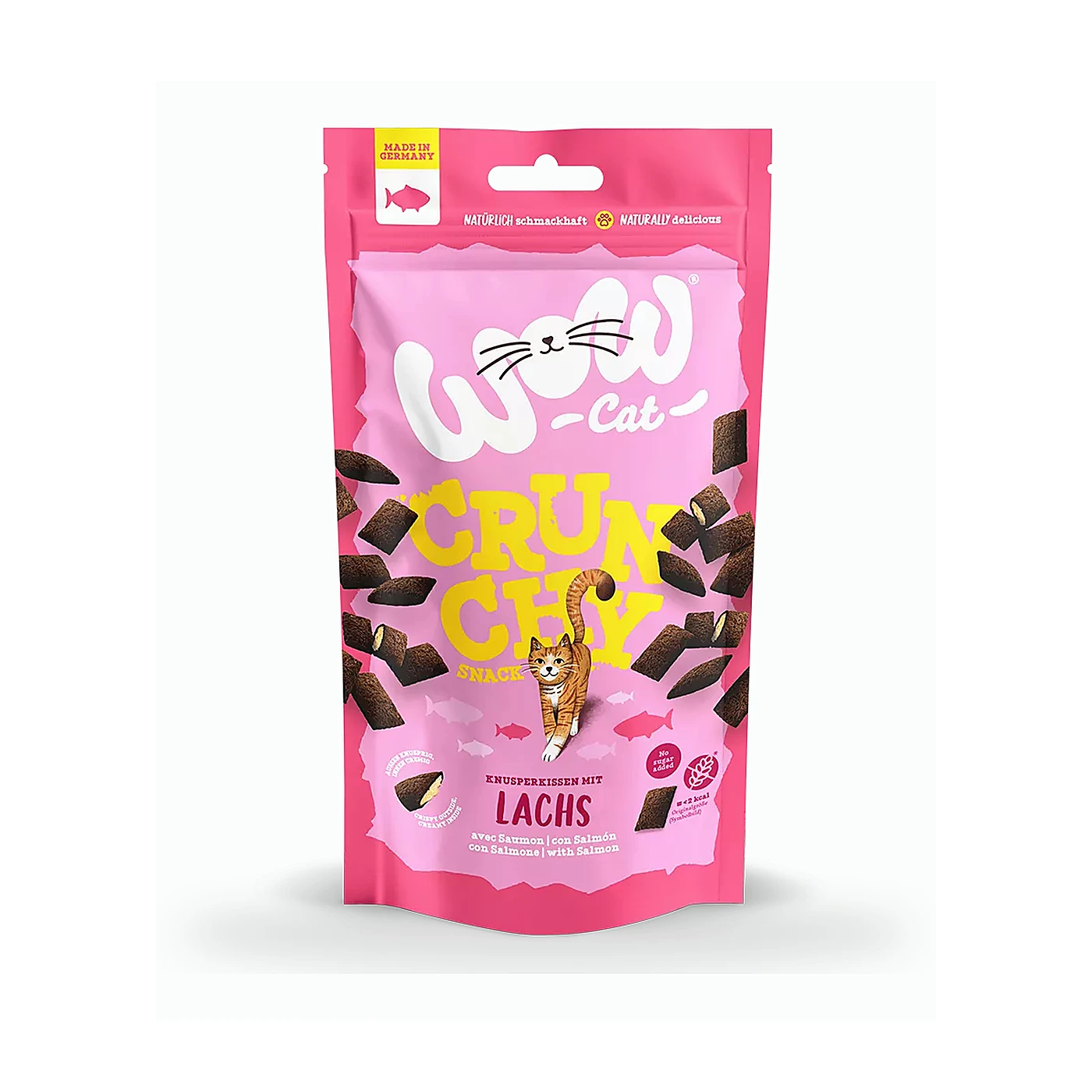WOW CAT Crunchy Snack lachs (60g)