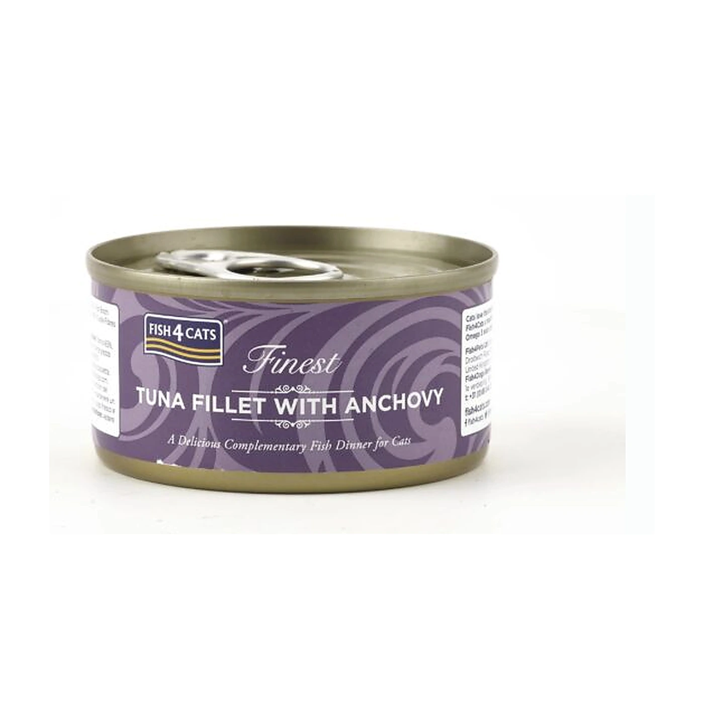 F4D Fish4Cats Wet Tuna Fillet with Anchovy 70 g