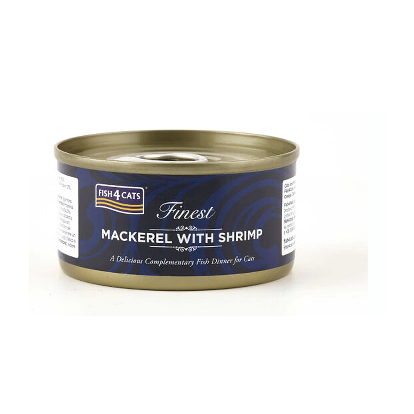 F4D Fish4Cats Wet Mackerel with Shrimp 70 g