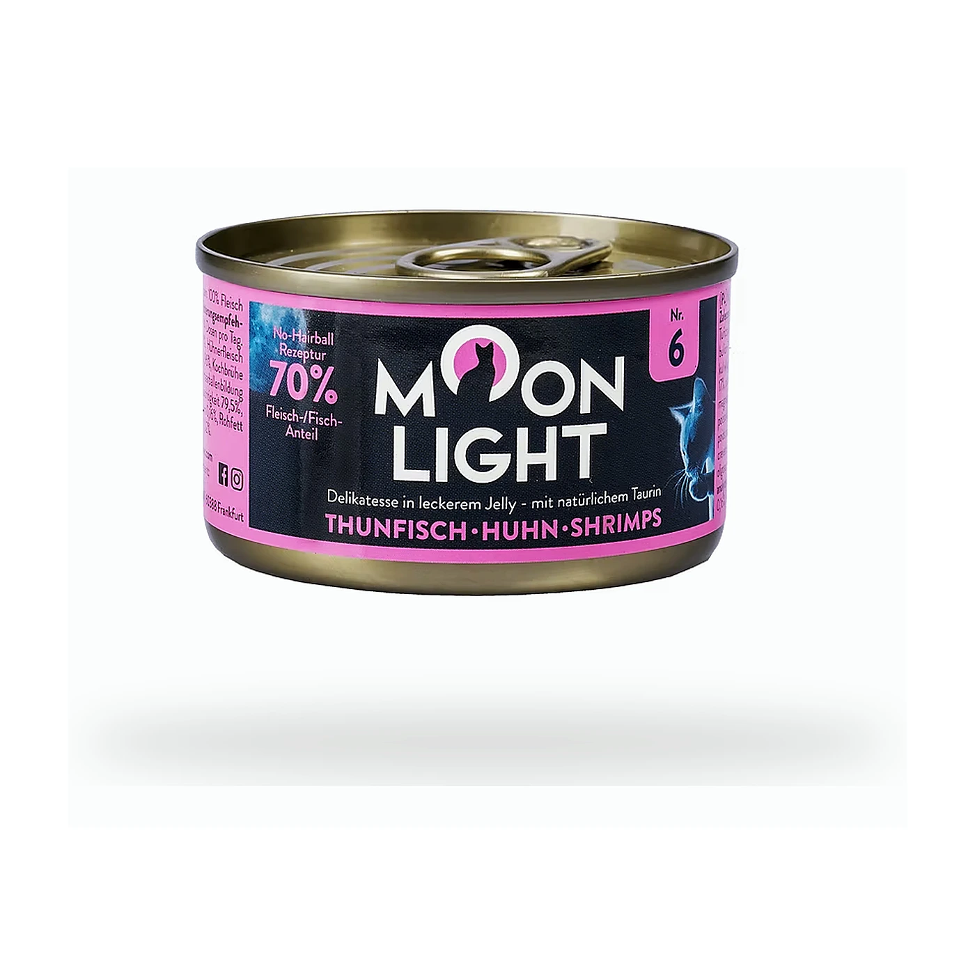 MOONLIGHT 6 Tuńczyk + Kurczak + Krewetki w gal.80g