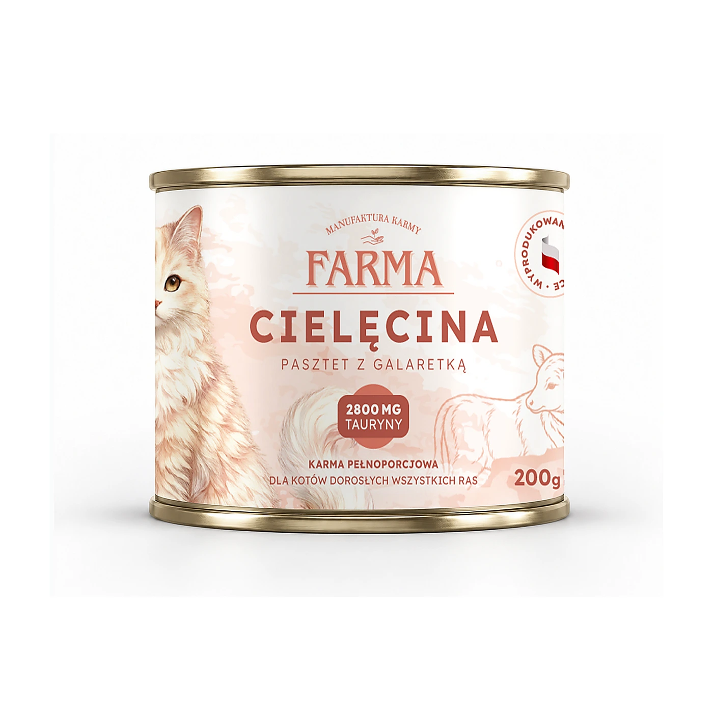 Farma Cielęcina dla kota 200g